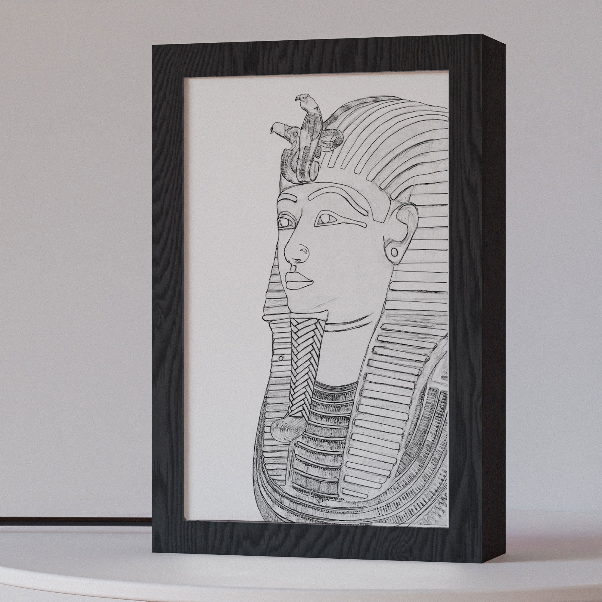 ٢ في ١ - برواز مضئ - الملك توت