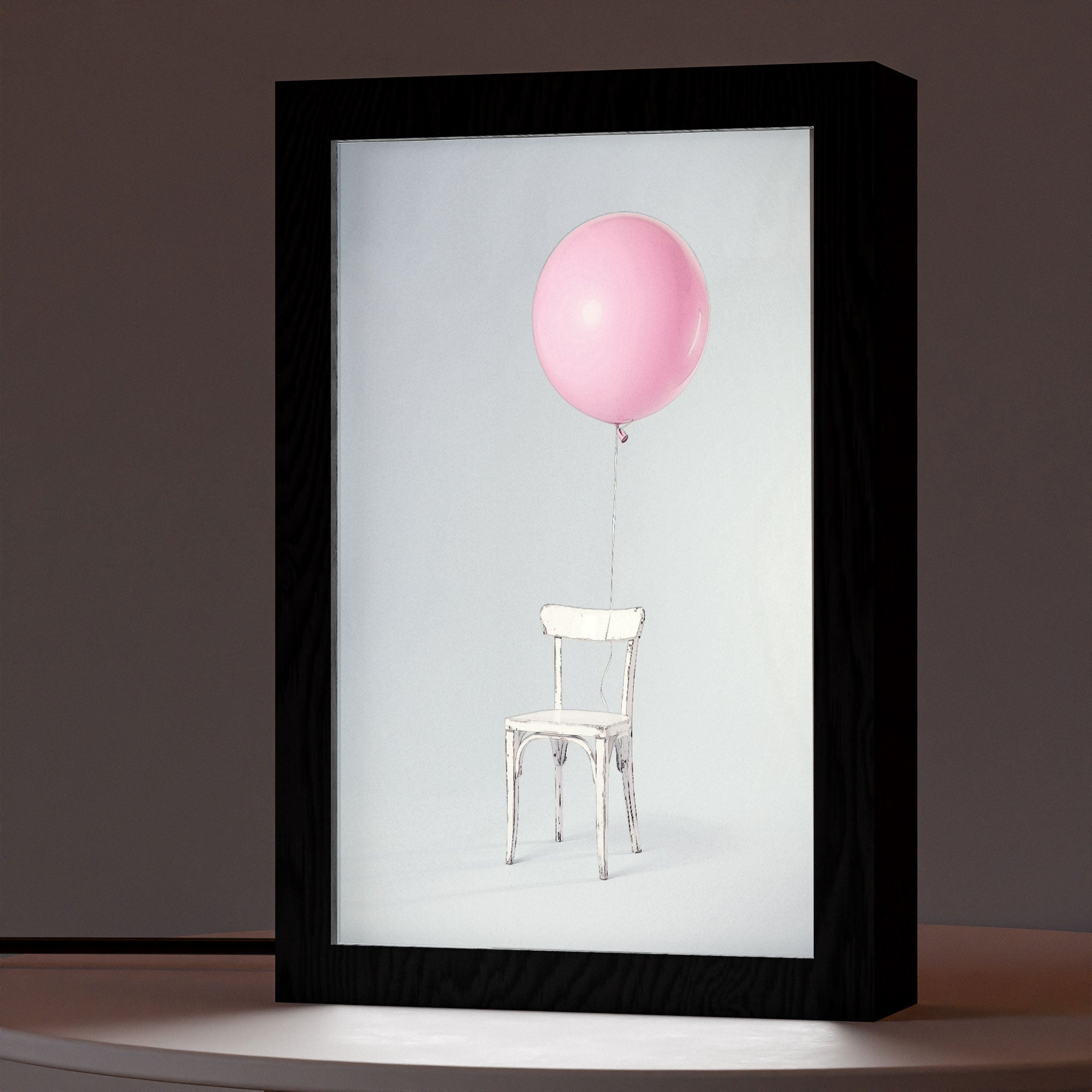2 in 1 Photo Lighting Frame - Ballon & Chair