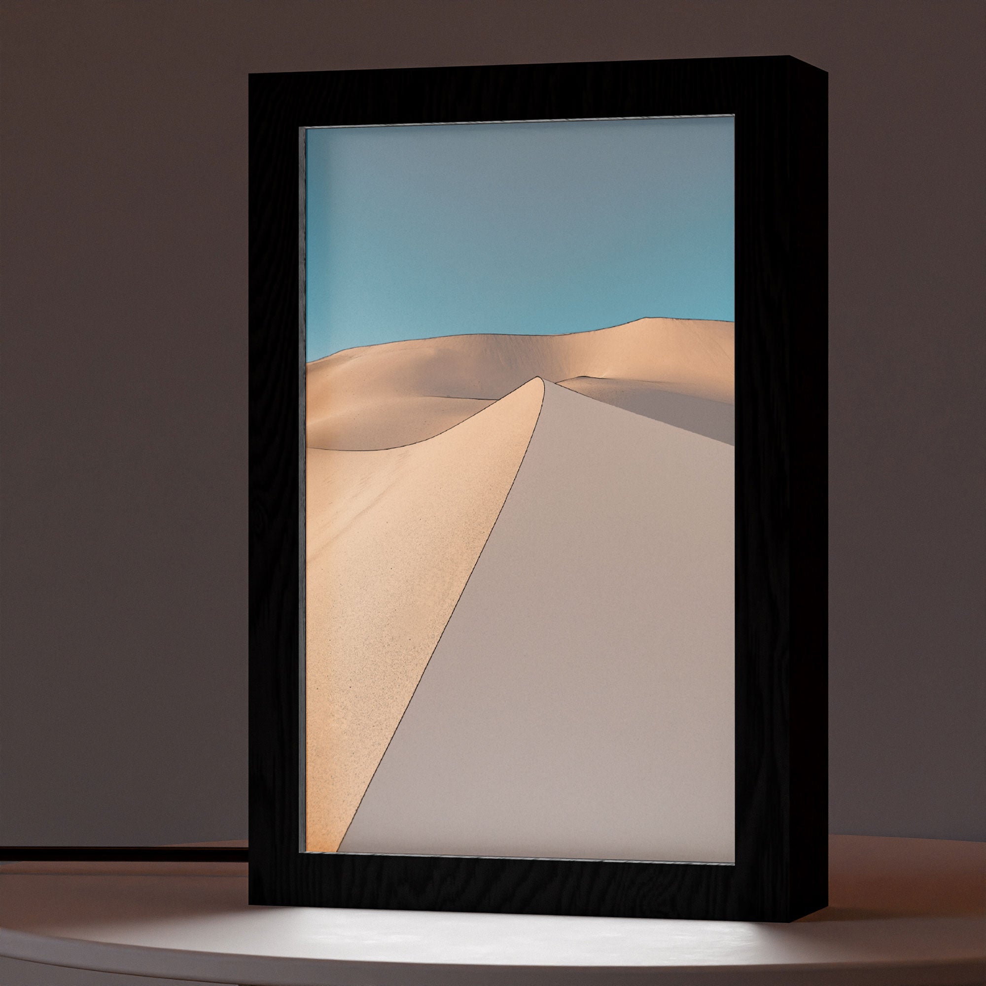 2 in 1 Photo Lighting Frame - Desert