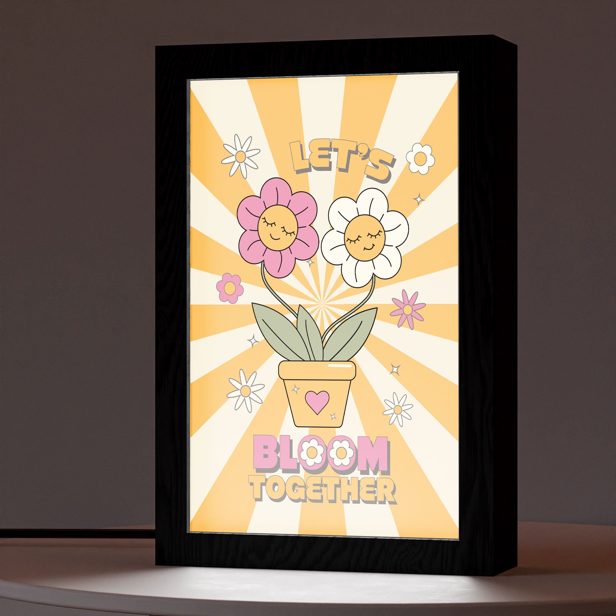 ٢ في ١ - برواز مضئ - بلوم توجيزر