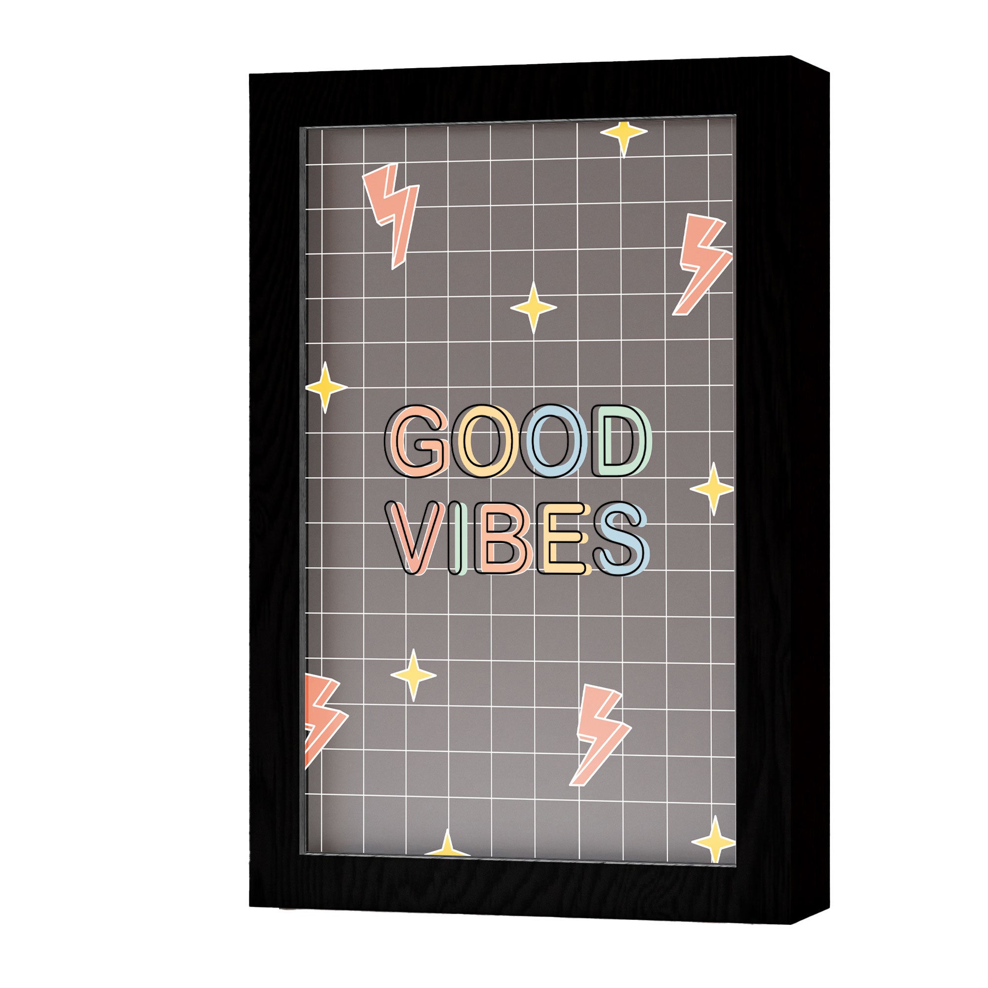2 in 1 Photo Lighting Frame - Good Vibes