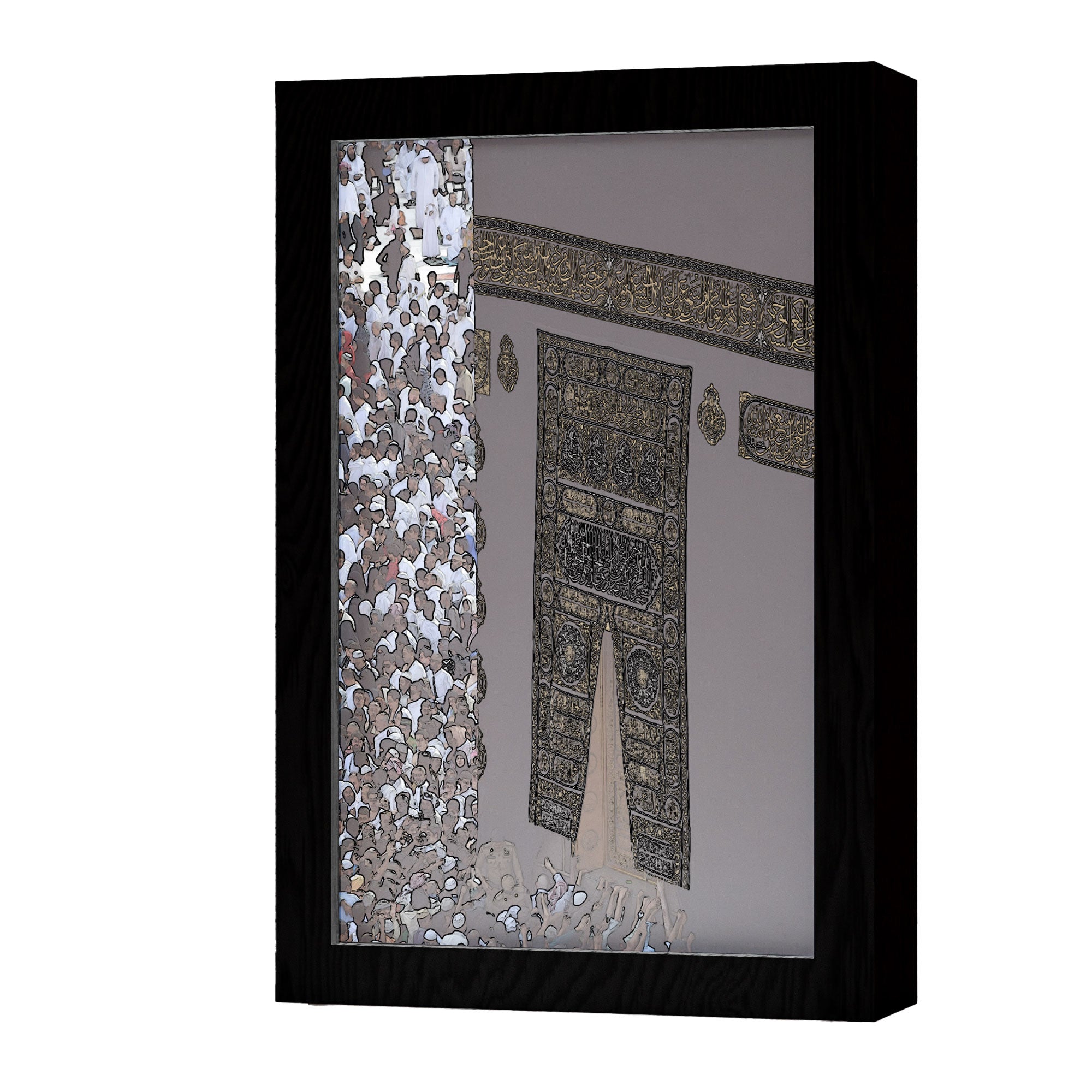 ٢ في ١ - برواز مضئ - الكعبة ١