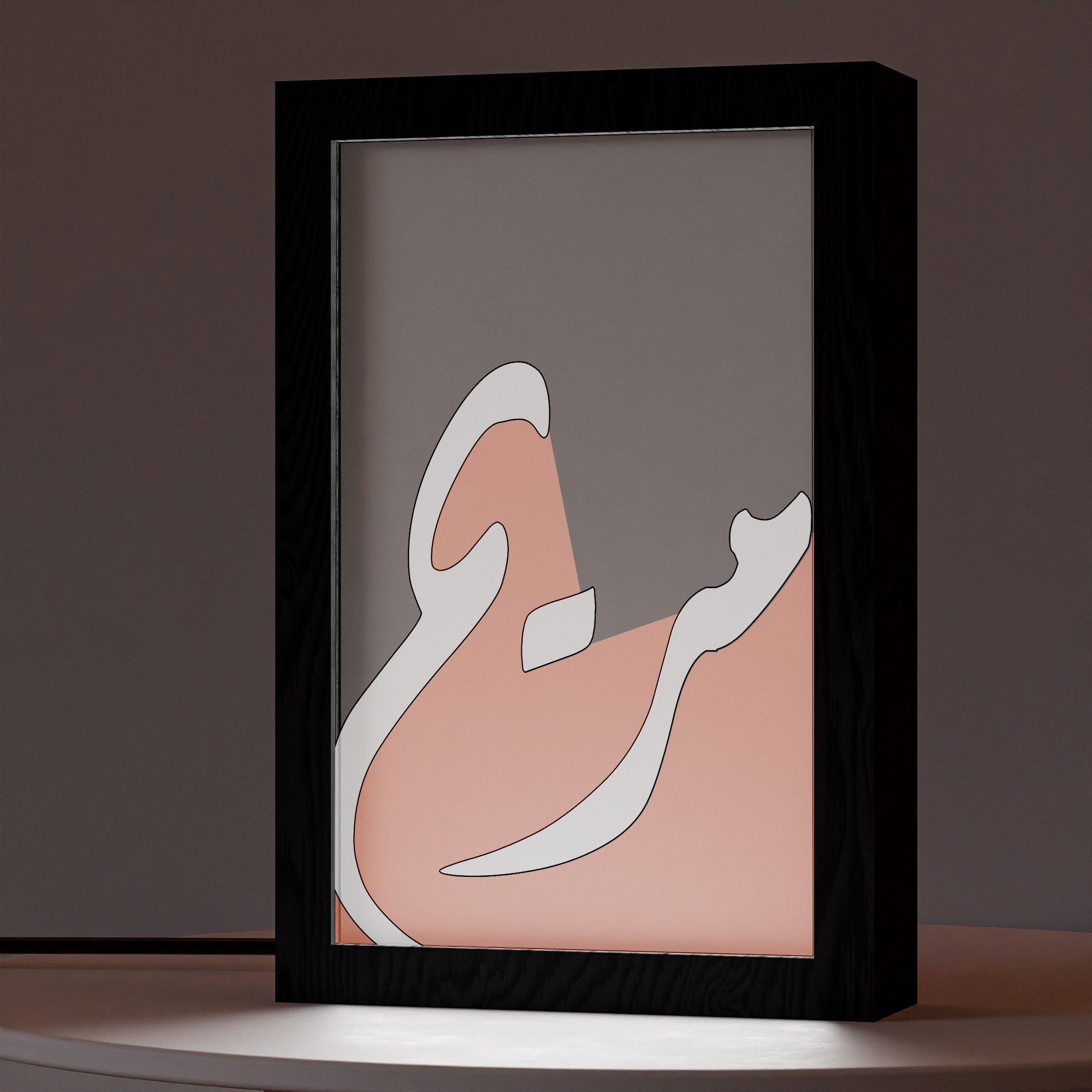 2 in 1 Photo Lighting Frame - Thoulouth Font Names