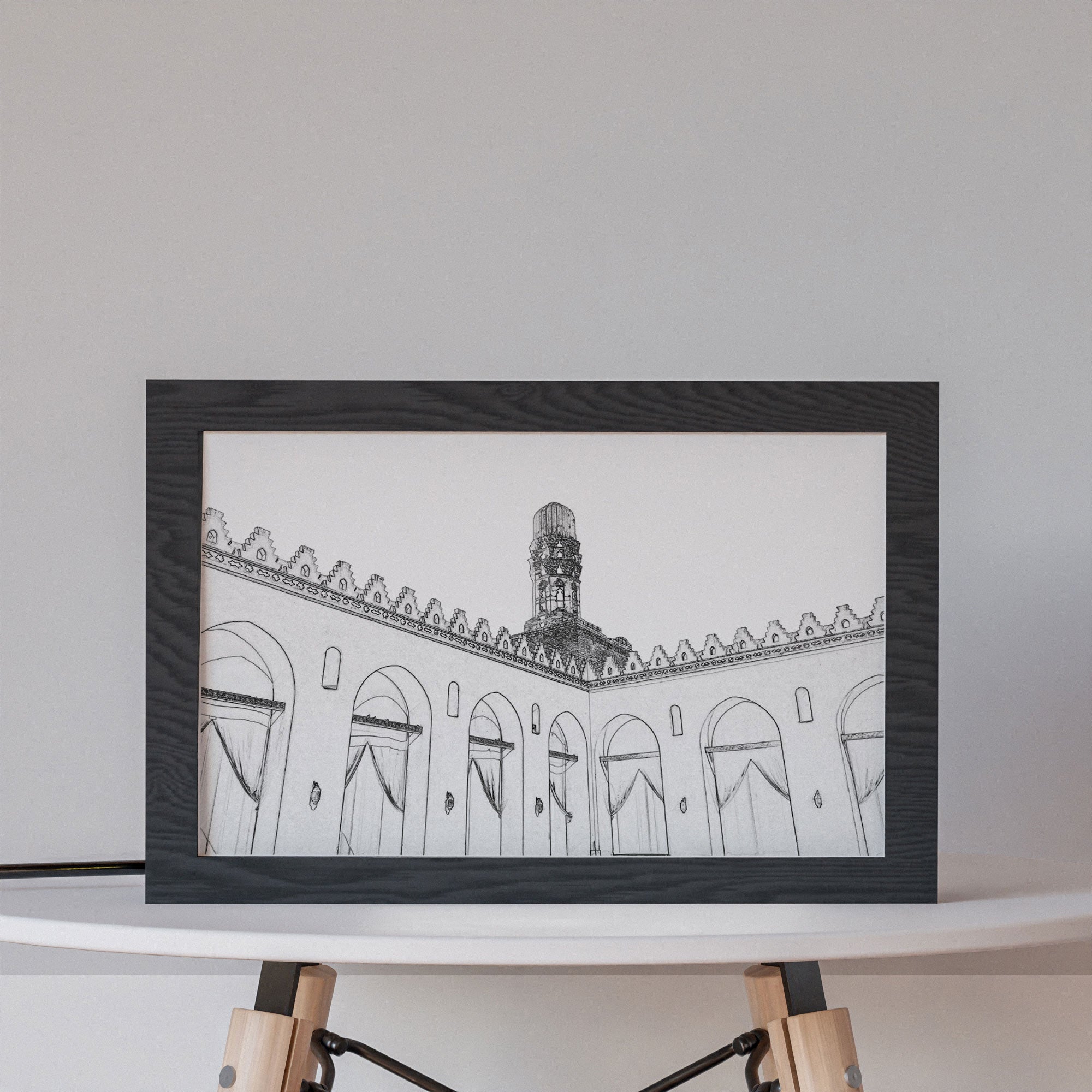 ٢ في ١ - برواز مضئ - مسجد الحاكم بأمر الله