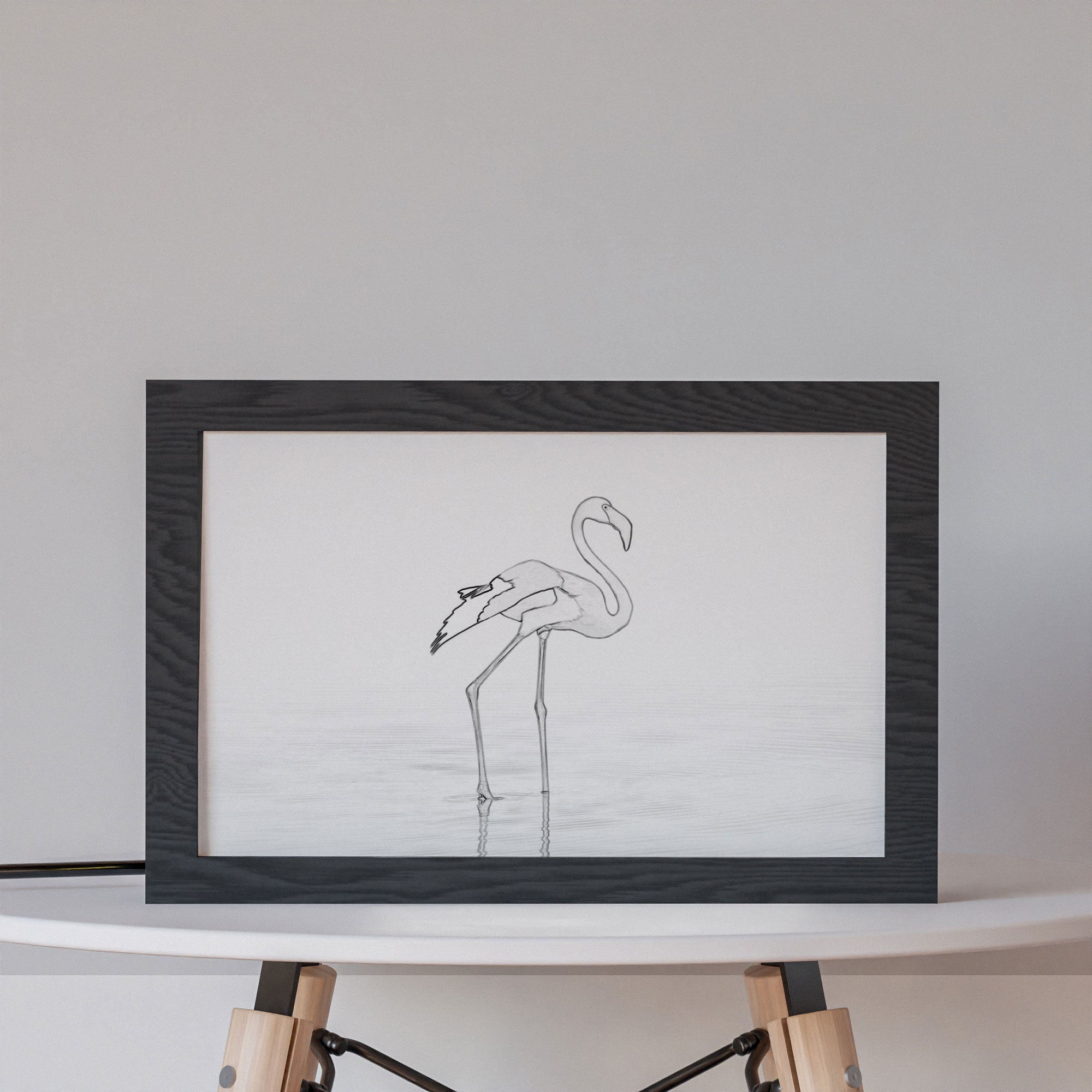 2 in 1 Photo Lighting Frame - Flamingo