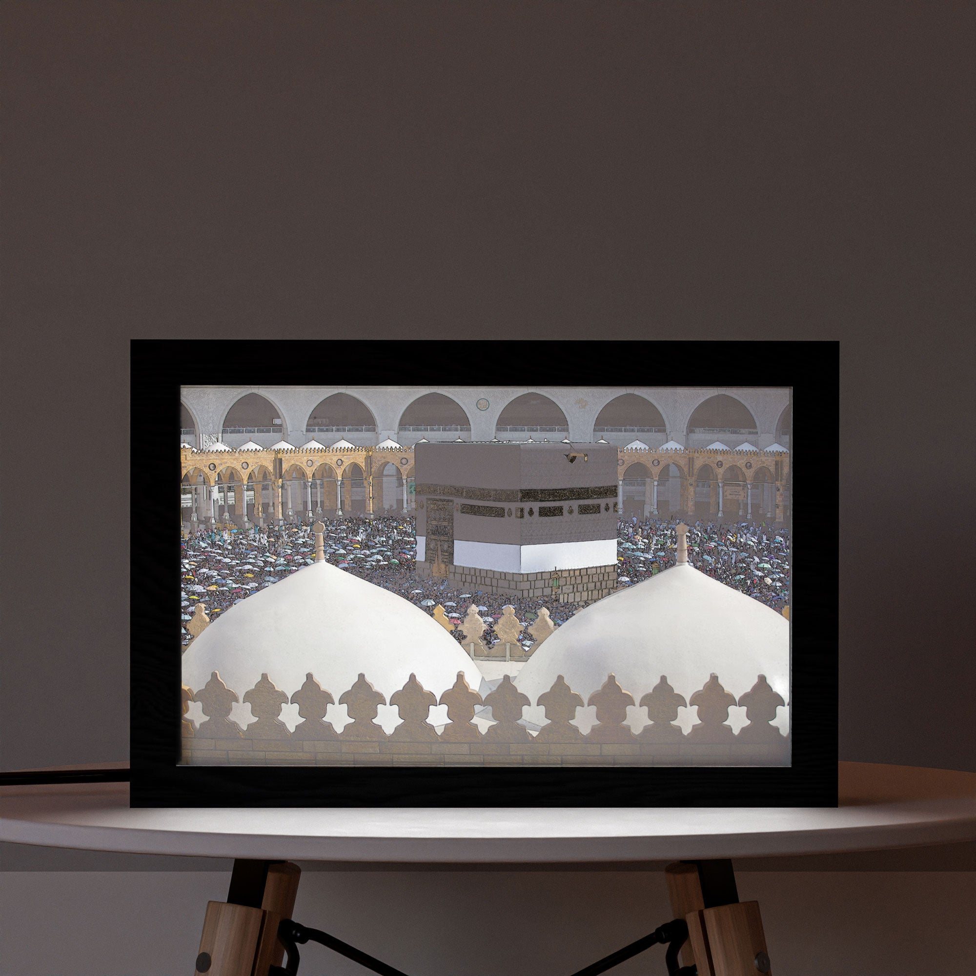 ٢ في ١ - برواز مضئ - الكعبة ٢