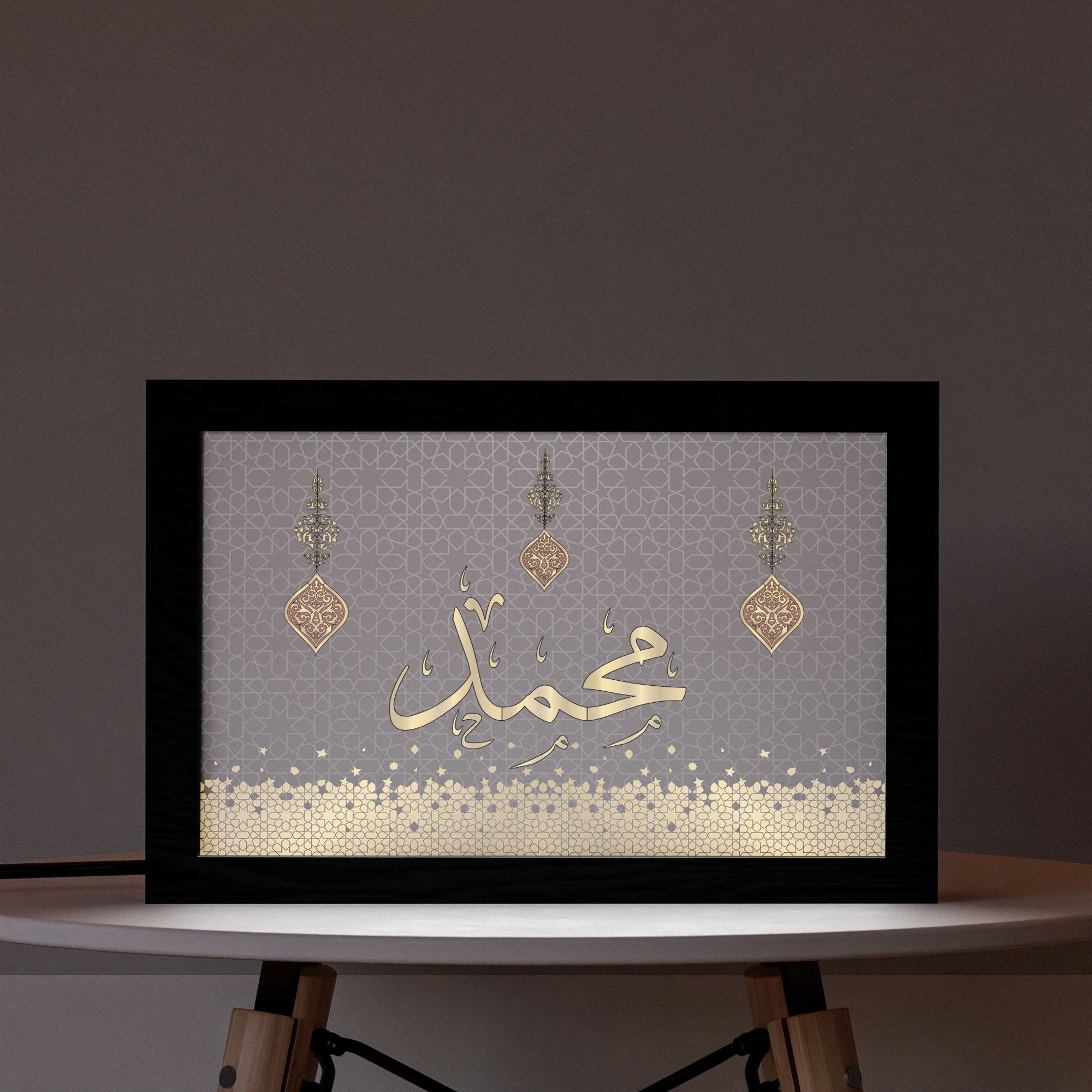 2 in 1 Photo Lighting Frame - Ornament Names