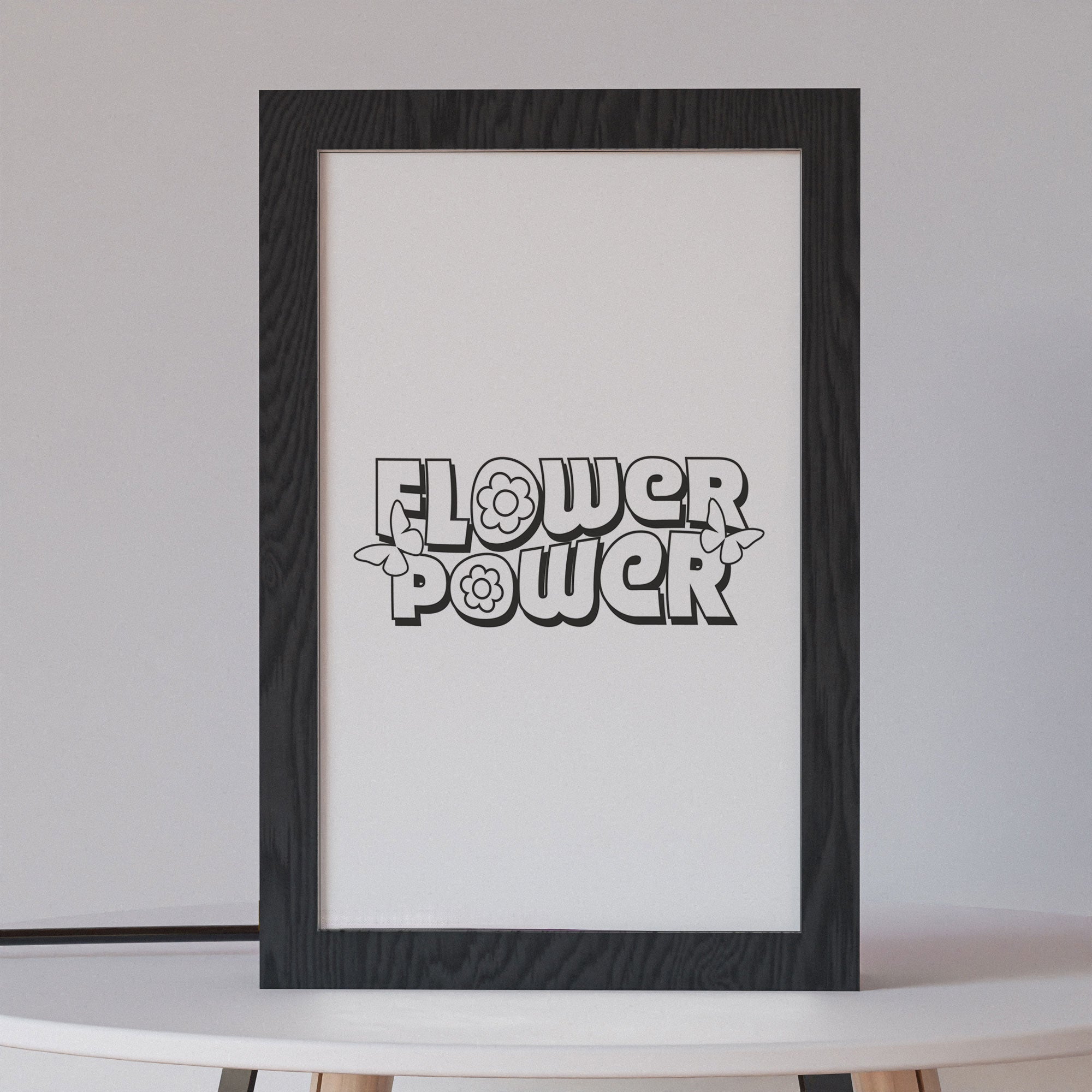 2 in 1 Photo Lighting Frame - Flower Power