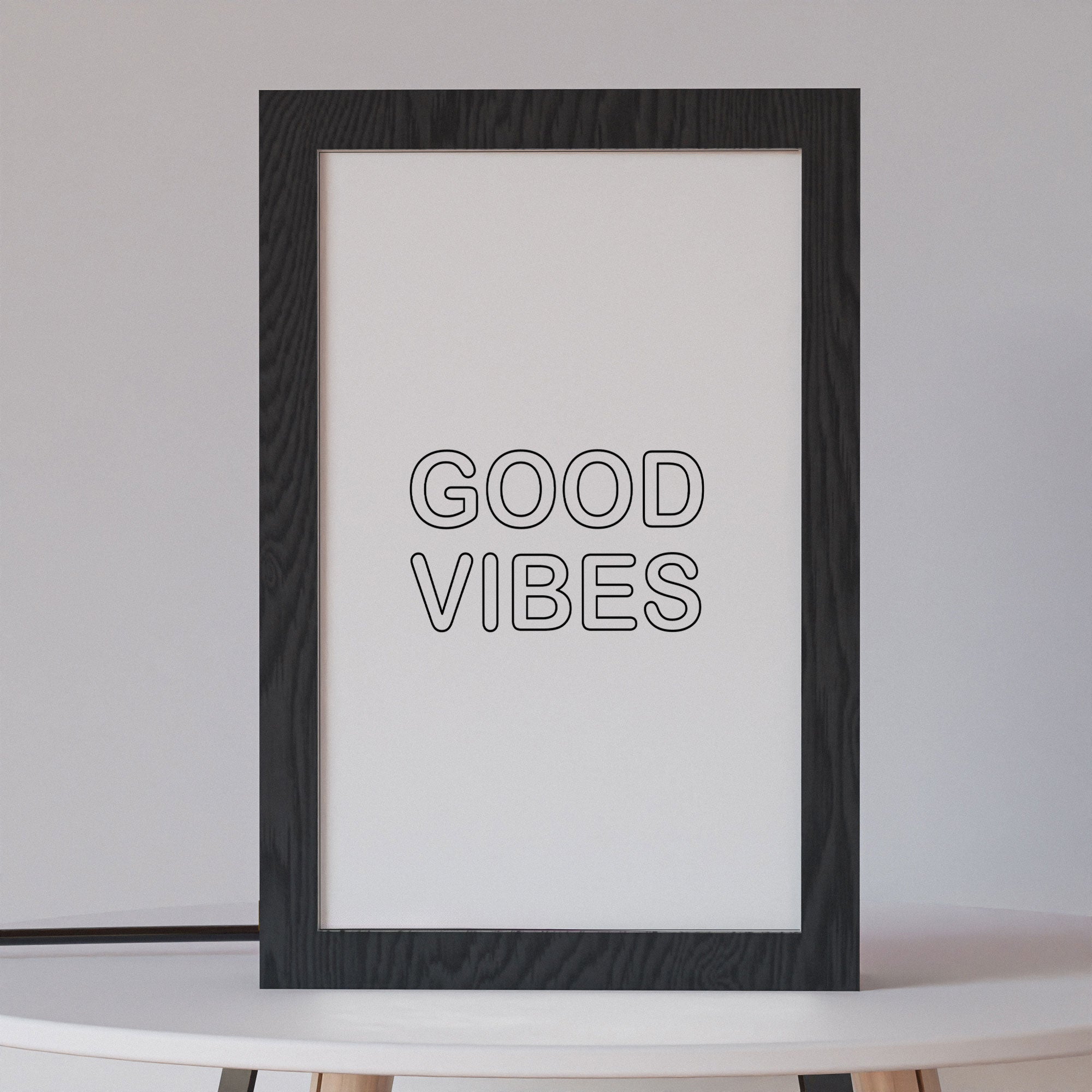 2 in 1 Photo Lighting Frame - Good Vibes