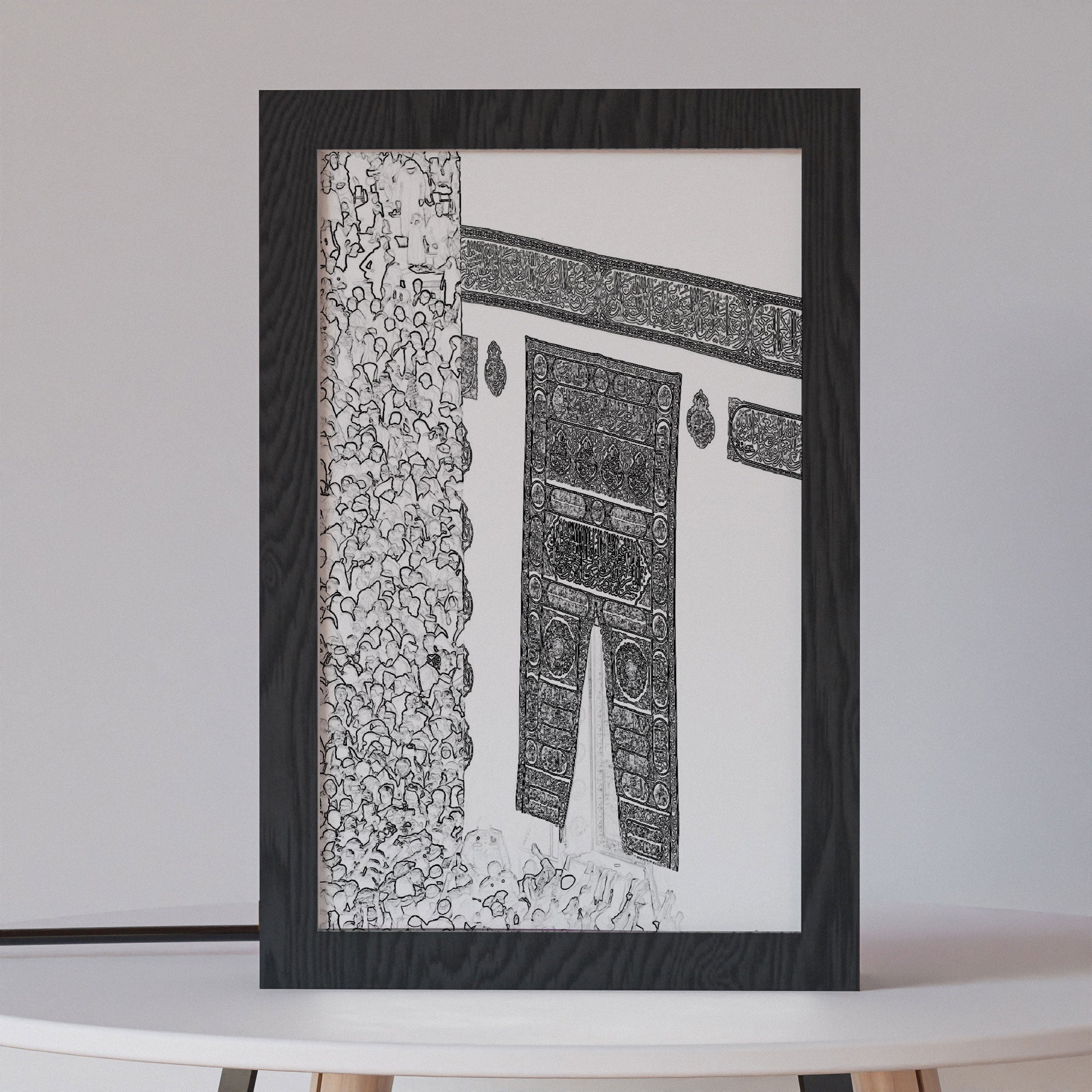 ٢ في ١ - برواز مضئ - الكعبة ١