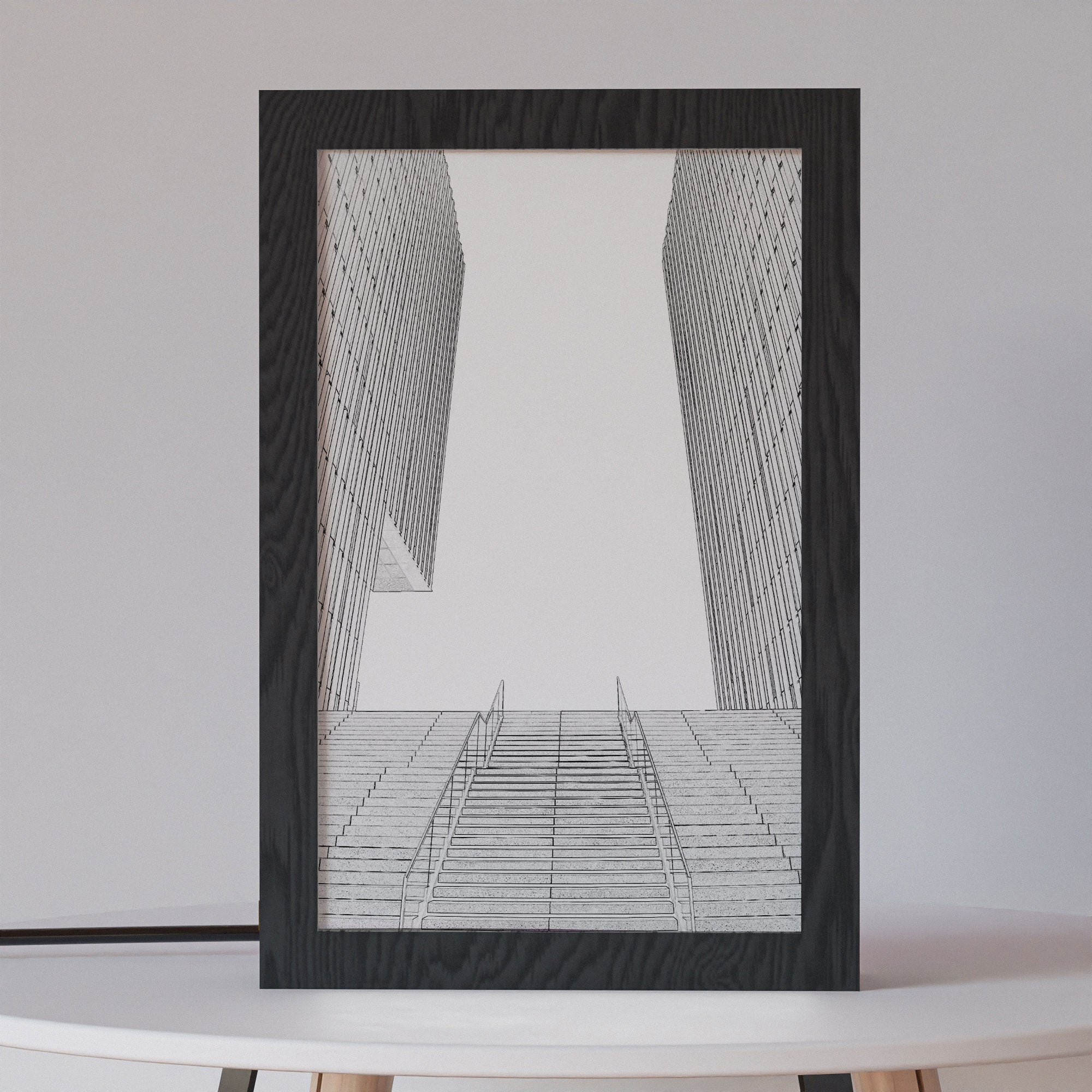 2 in 1 Photo Lighting Frame - Modern Building