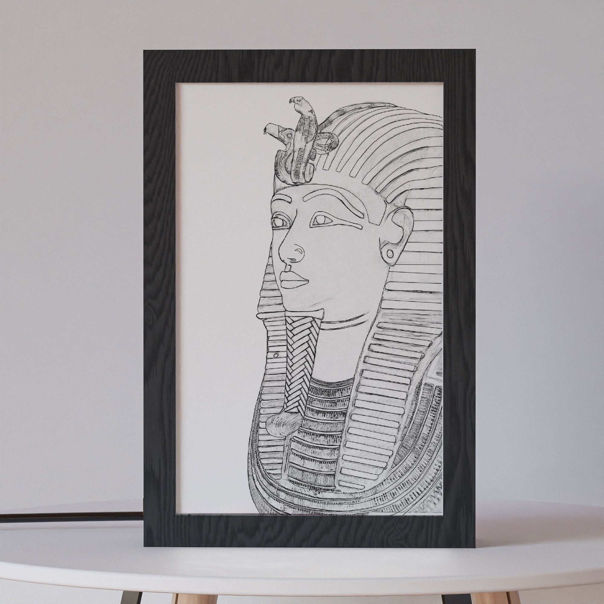 ٢ في ١ - برواز مضئ - الملك توت