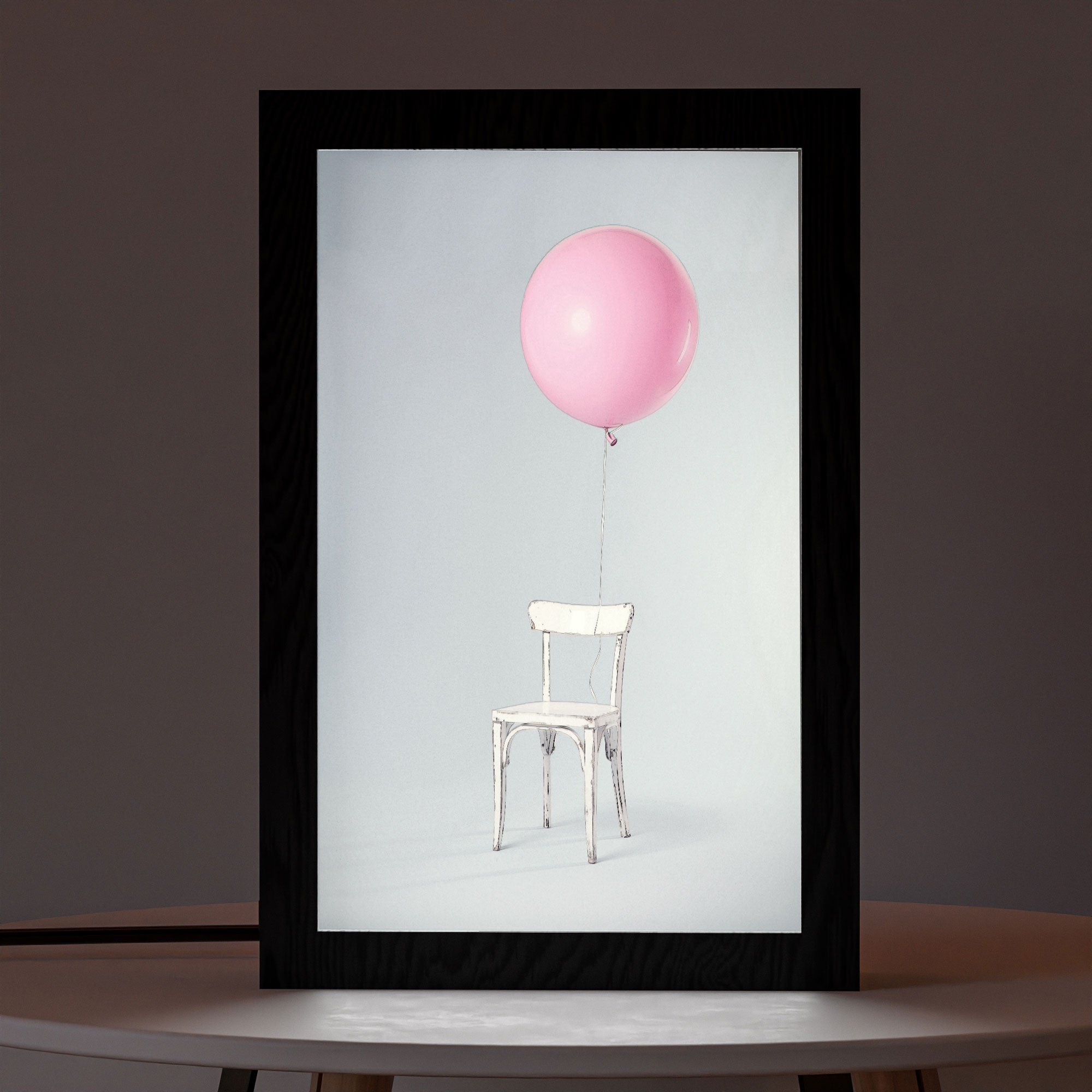 2 in 1 Photo Lighting Frame - Ballon & Chair