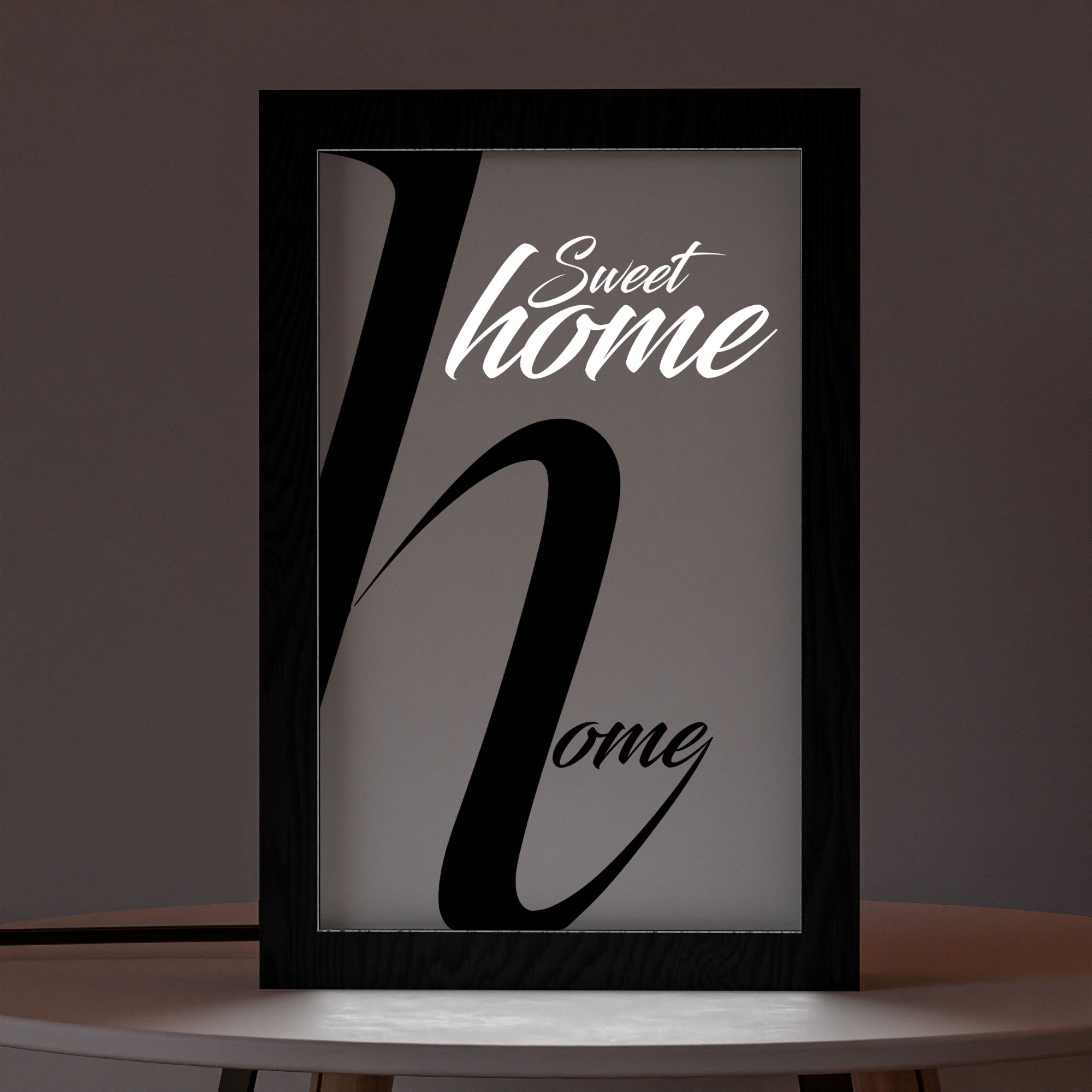 2 in 1 Photo Lighting Frame - Home Sweet Home