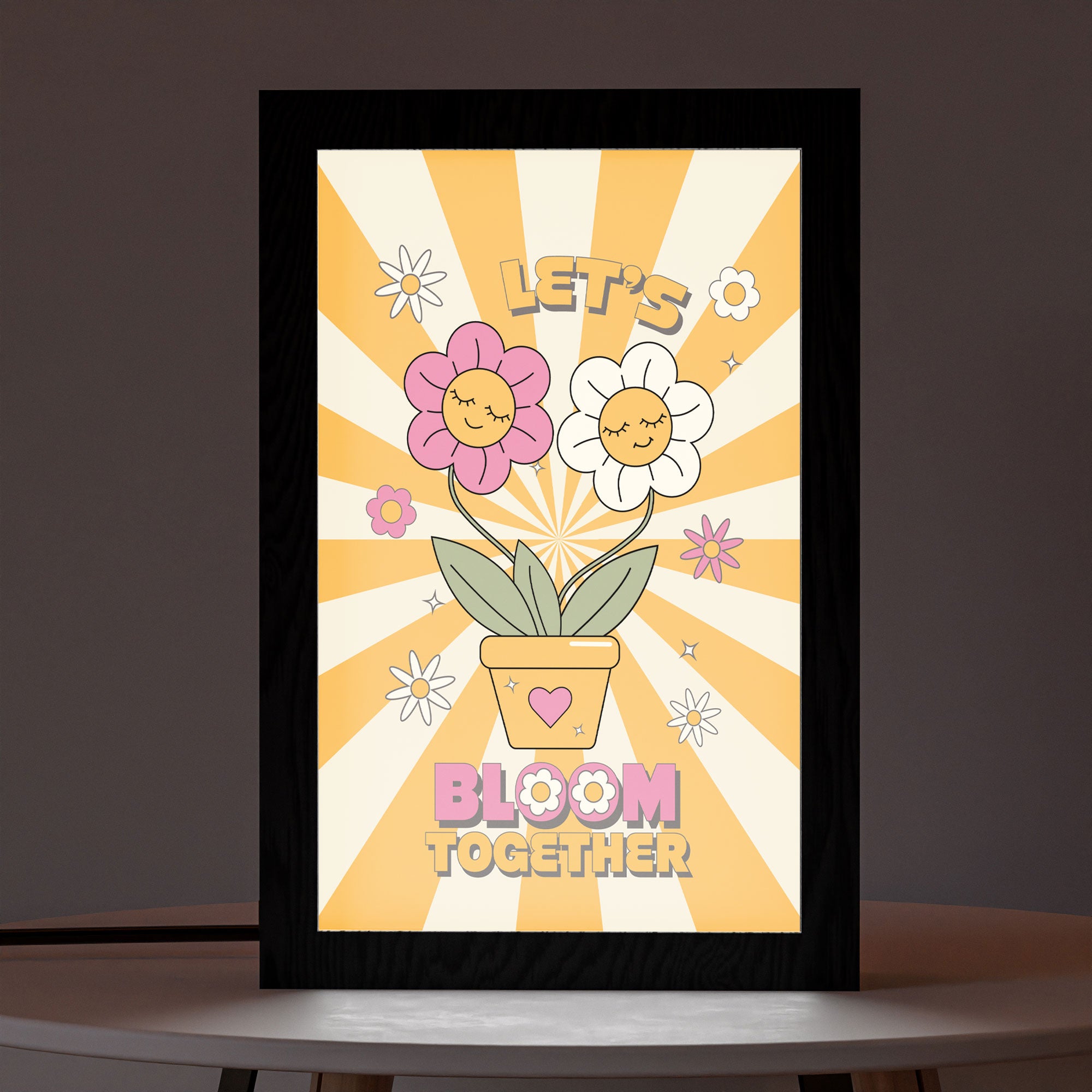 ٢ في ١ - برواز مضئ - بلوم توجيزر