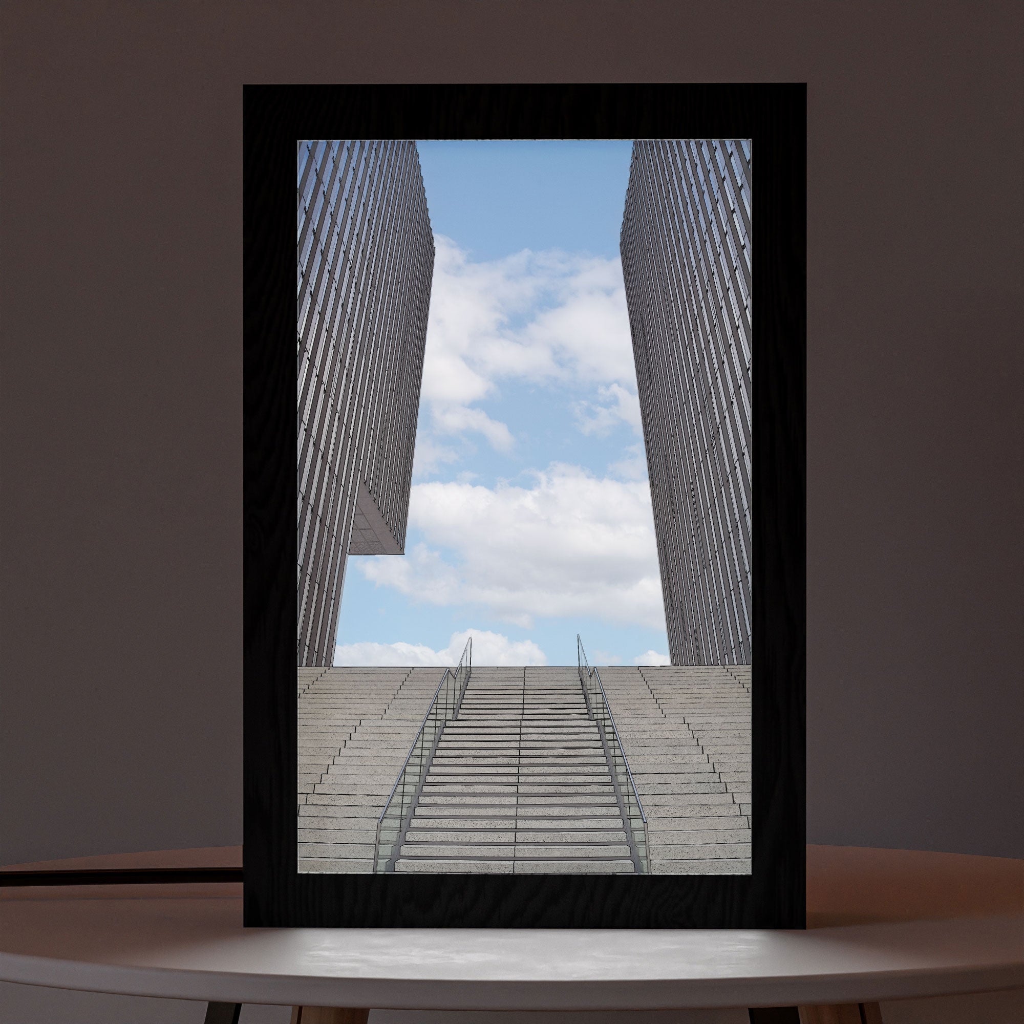 2 in 1 Photo Lighting Frame - Modern Building