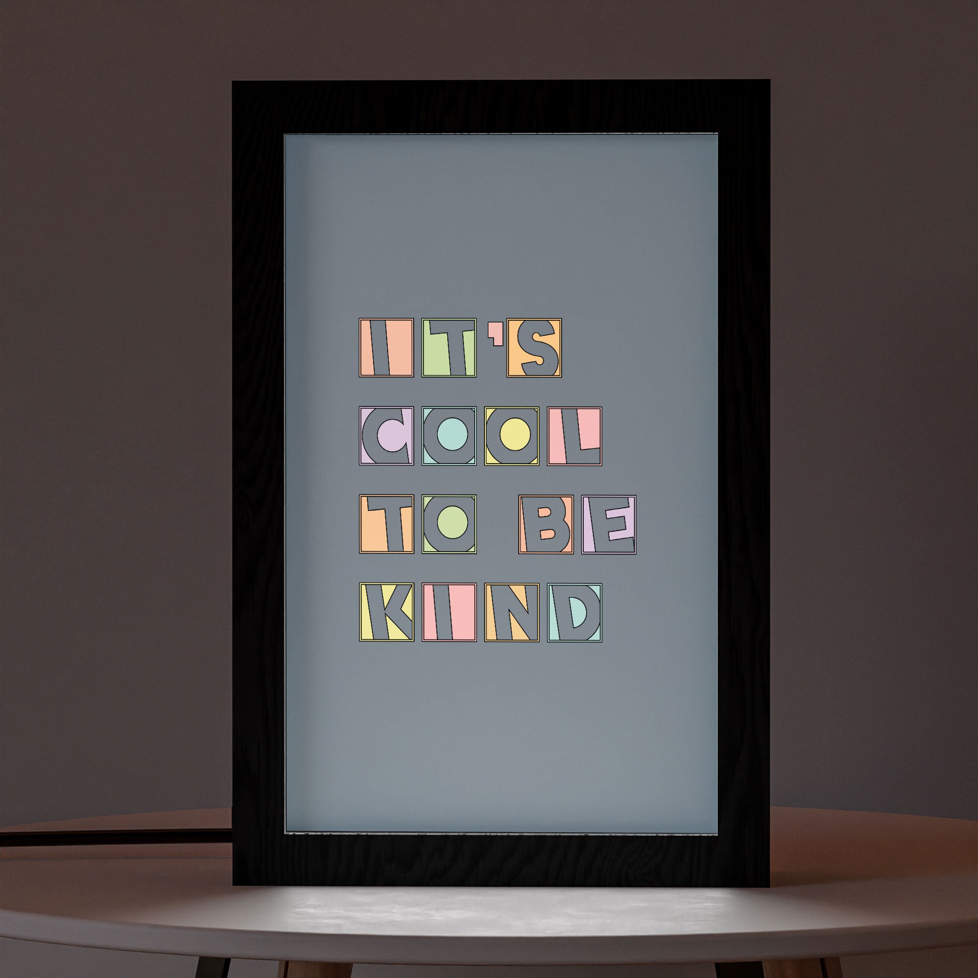 ٢ في ١ - برواز مضئ - كن طيب