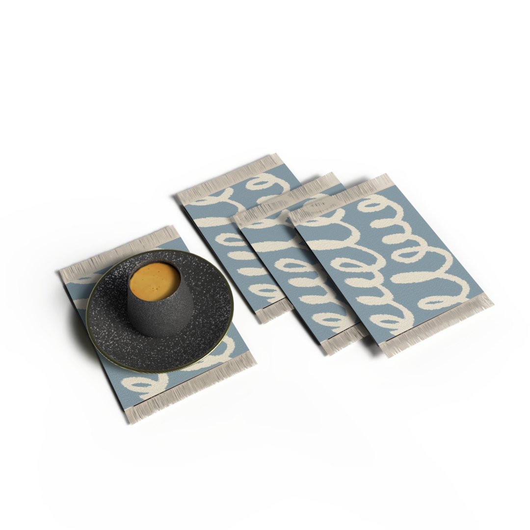 RUG COASTER SET - DESIGN 15