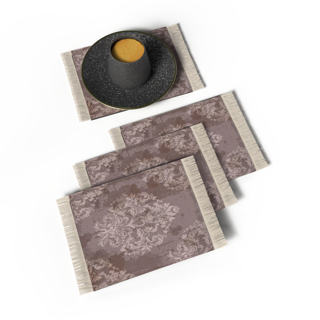 ENSEMBLE DE DESSOUS DE VERRE DE TAPIS - DESIGN 18