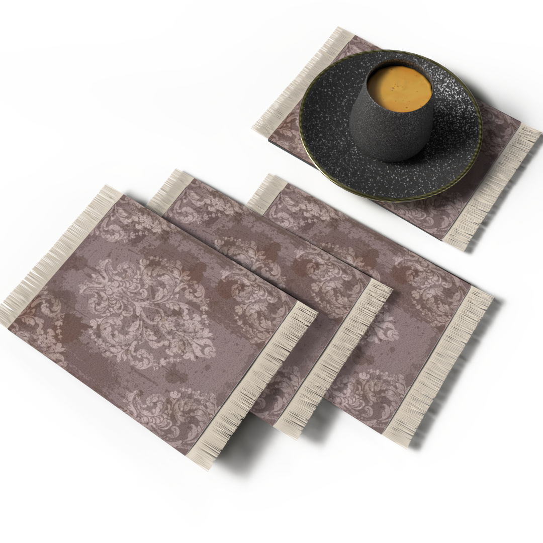 ENSEMBLE DE DESSOUS DE VERRE DE TAPIS - DESIGN 18