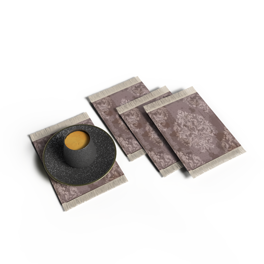 RUG COASTER SET - DESIGN 18
