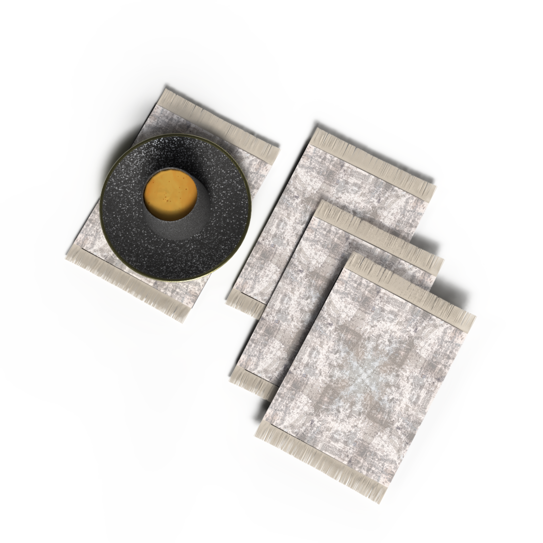 RUG COASTER SET - DESIGN 20