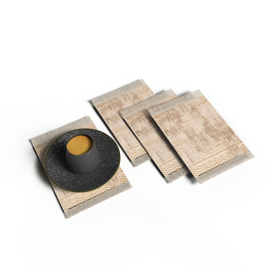 RUG COASTER SET - DESIGN 19