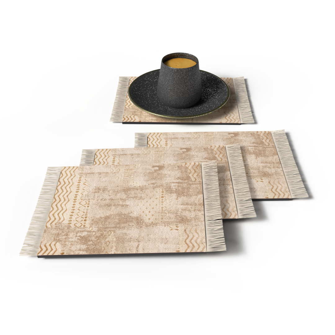 RUG COASTER SET - DESIGN 19