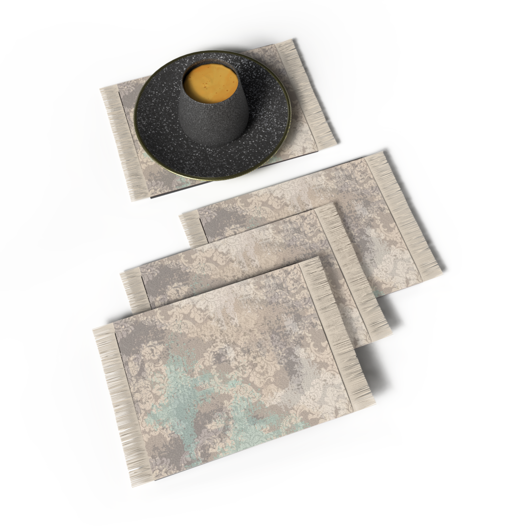 ENSEMBLE DE DESSOUS DE VERRE DE TAPIS - DESIGN 17