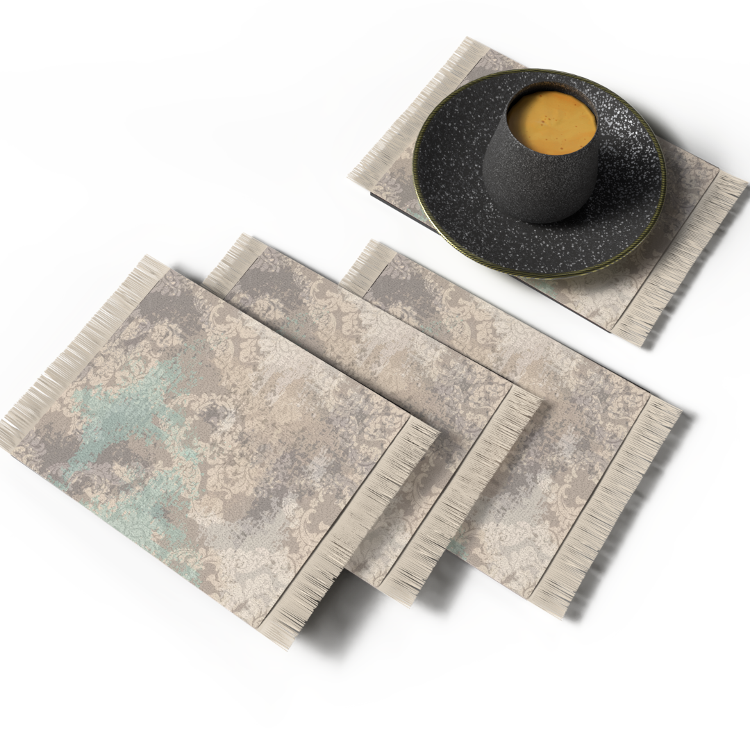 ENSEMBLE DE DESSOUS DE VERRE DE TAPIS - DESIGN 17