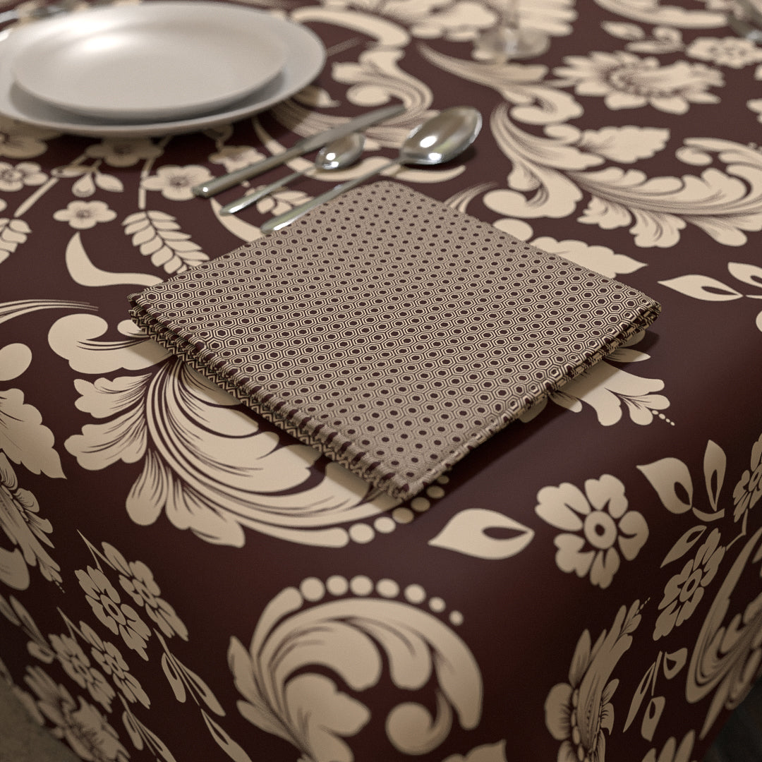 طقم مفارش الطاولة + المناديل القماشية - هيلين نبيتي