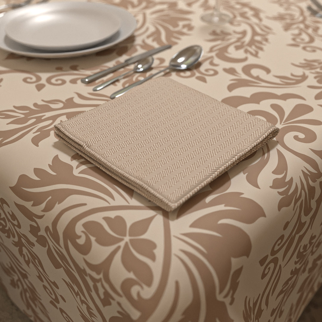 Sophia Tablecloth & Napkins Set - Cream