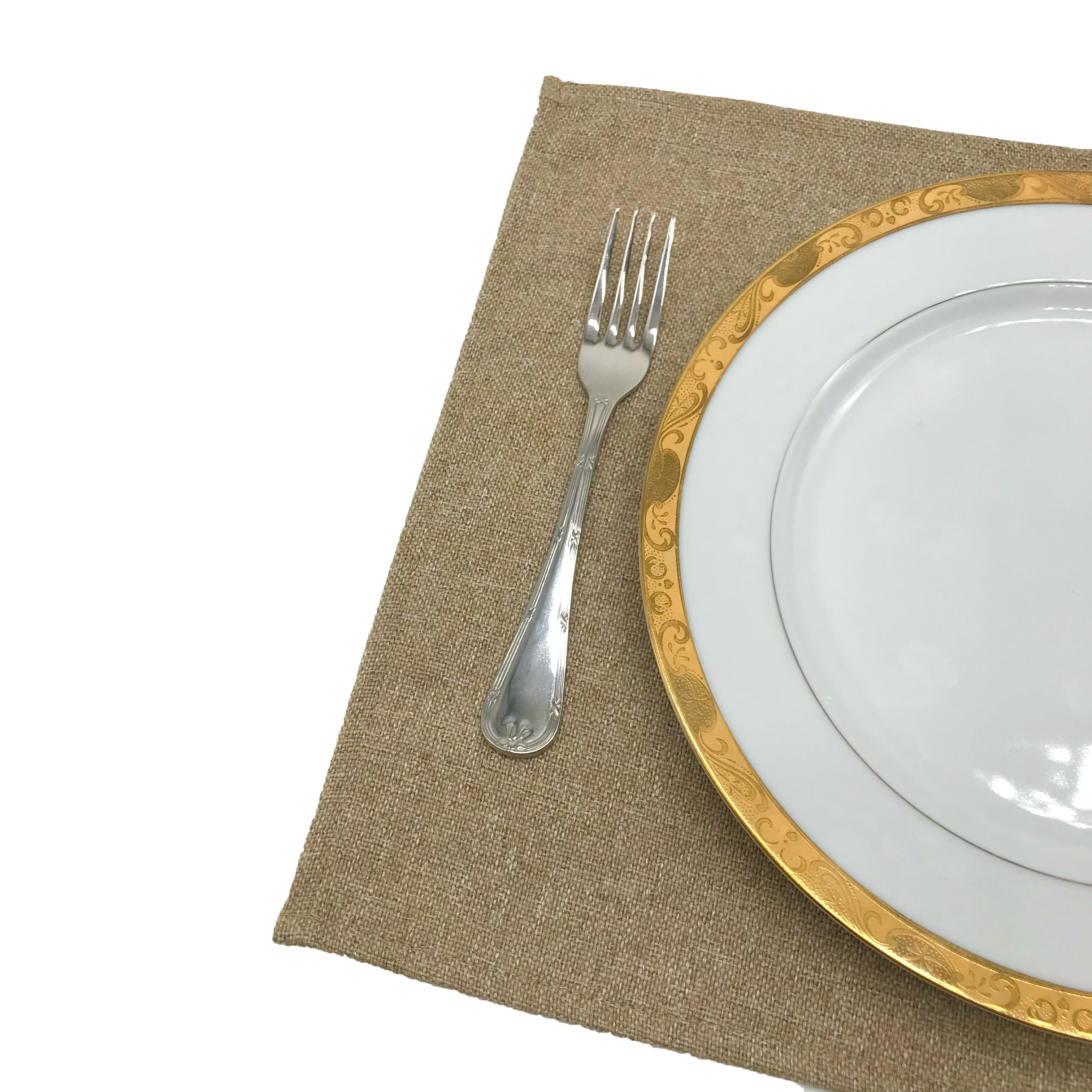 Linen Placemats & Runner Set - Beige