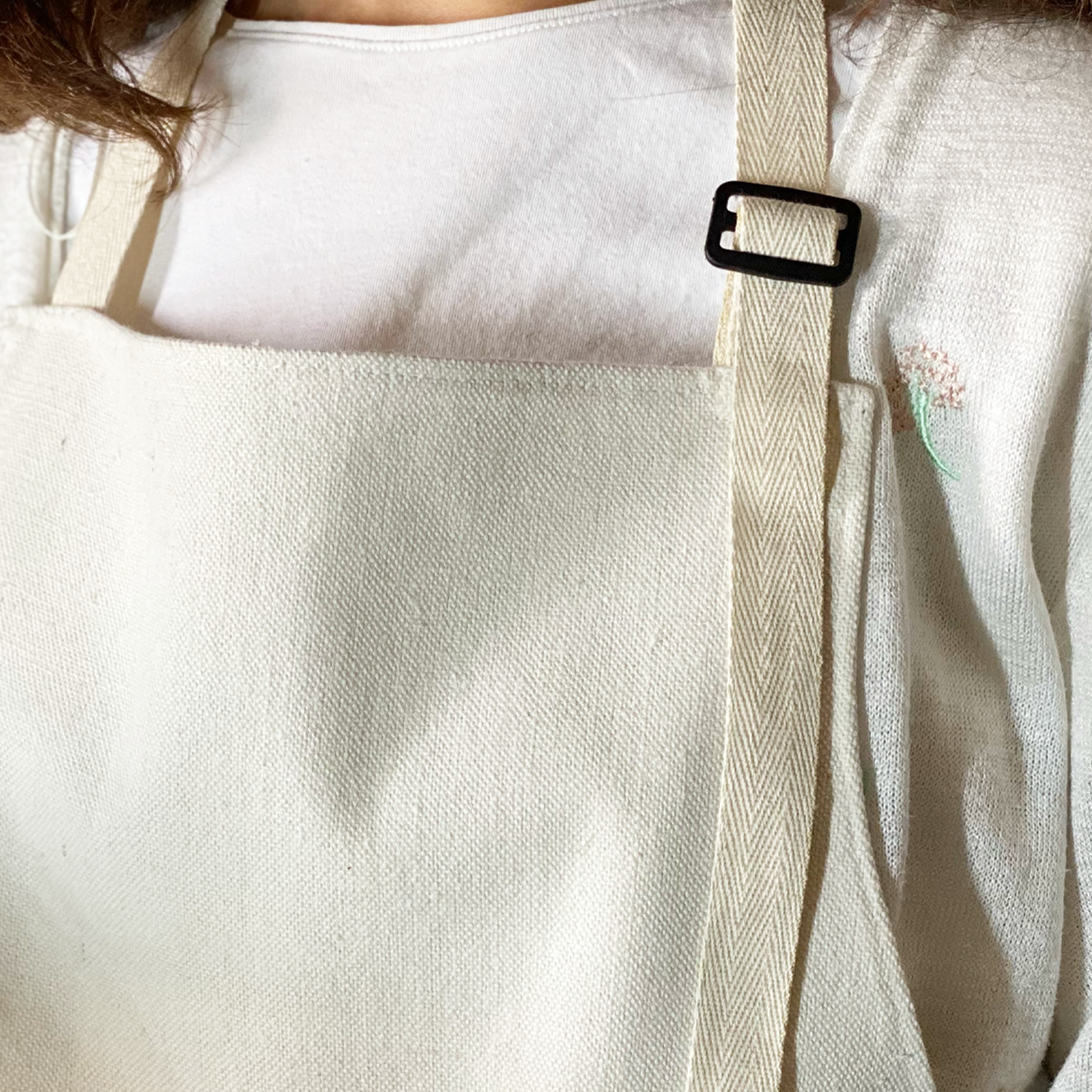 Cotton Apron - White