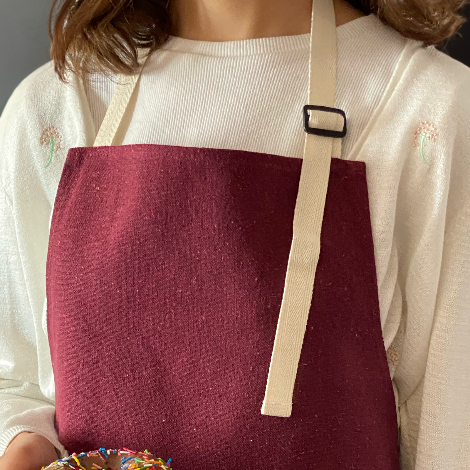 Cotton Apron - Red