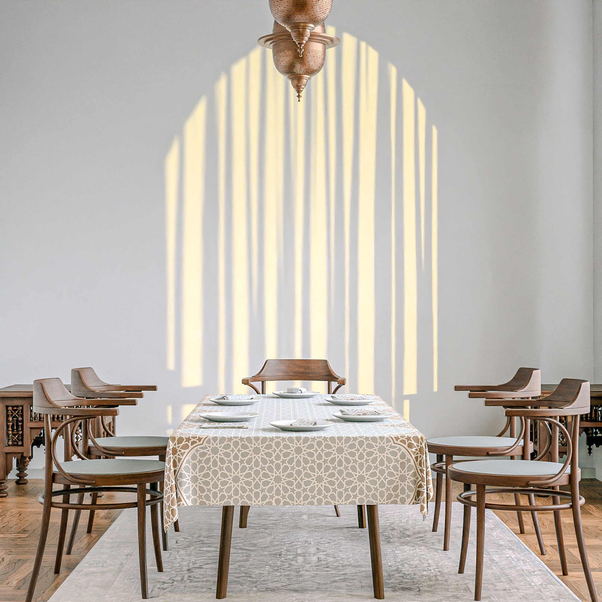 Morish Tablecloth & Napkins Set