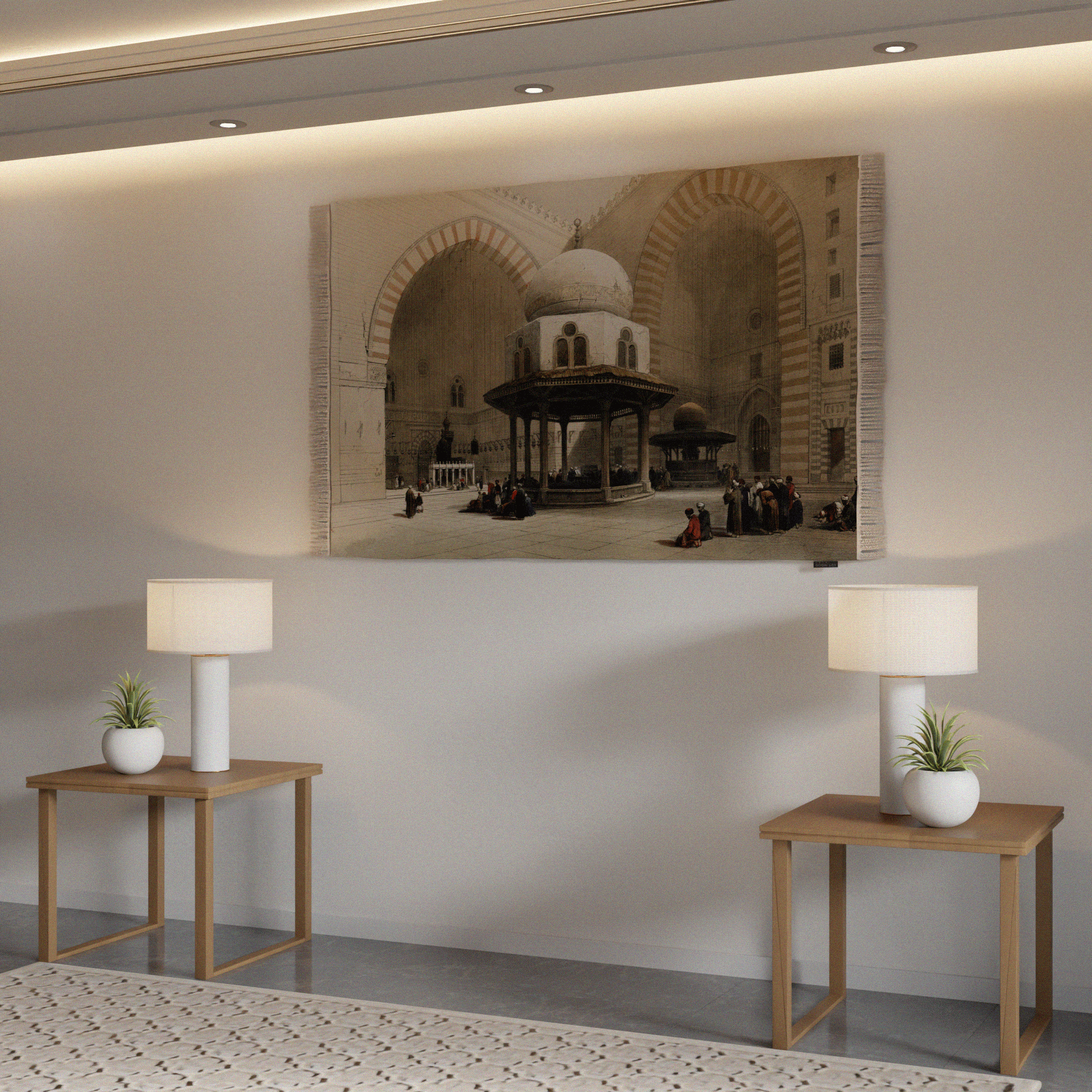 سجادة حائط - رسم مسجد السلطان حسن