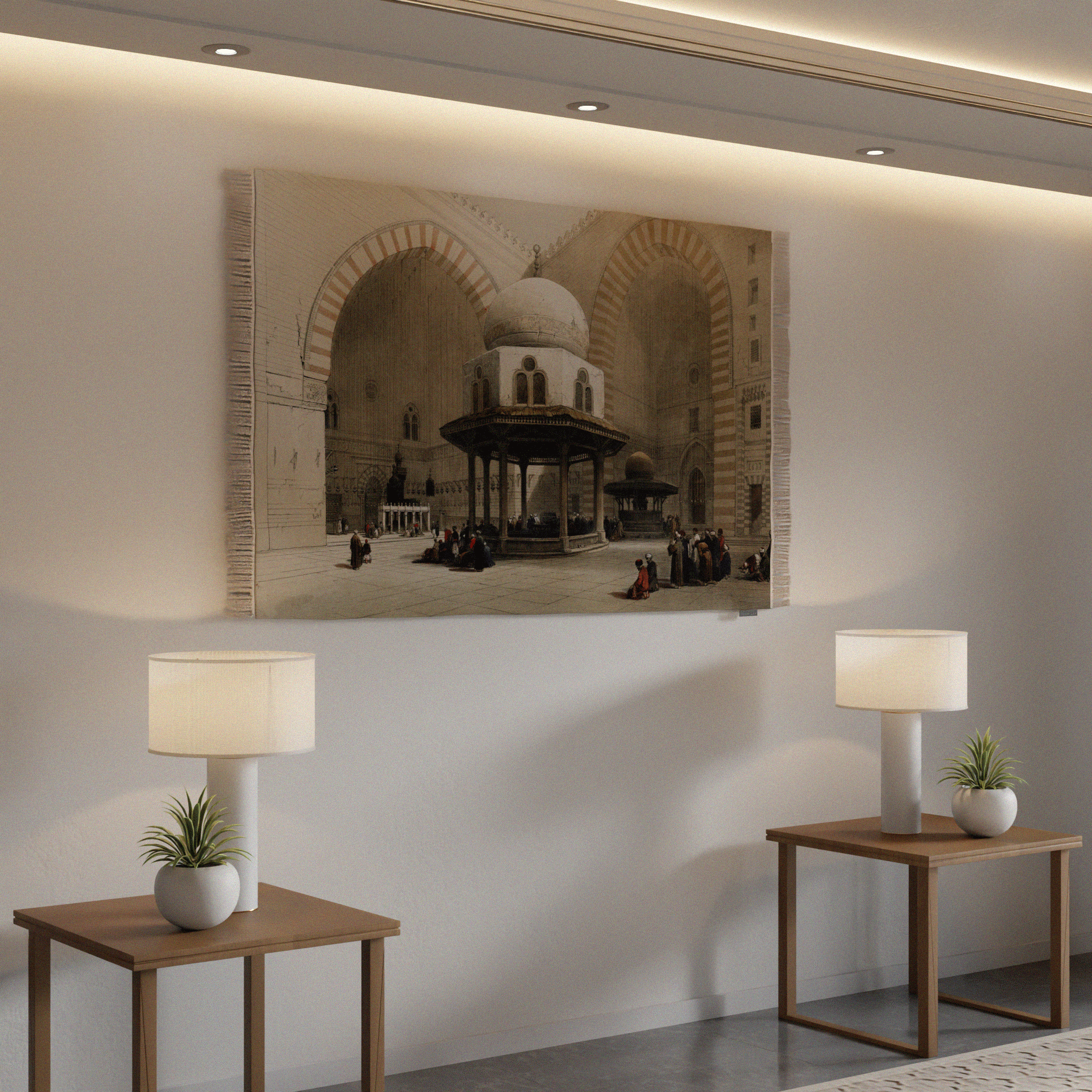 Wall Rug - Mosque of Sultan Hasan illustration