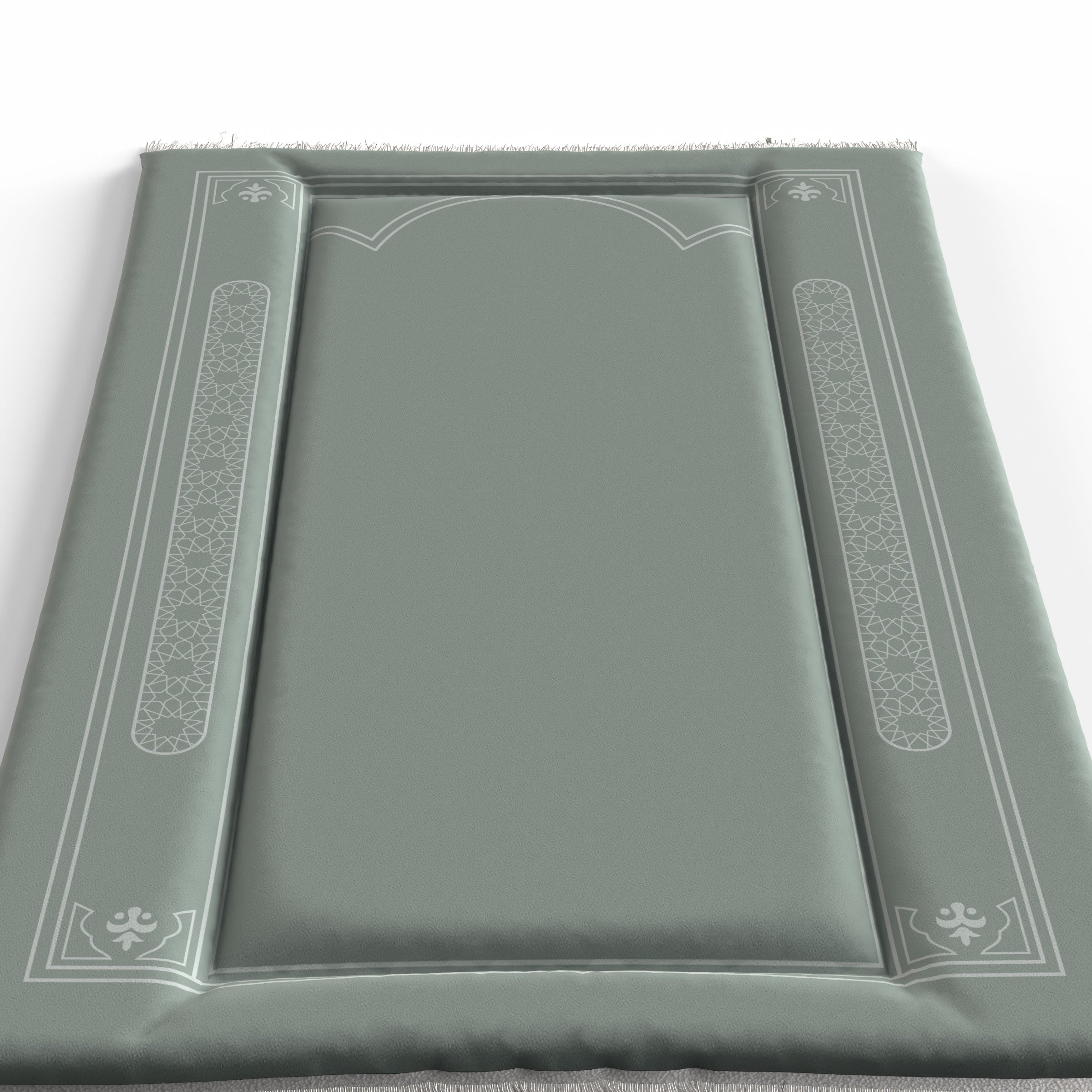 Padded Prayer Mat - Sakina Light Green