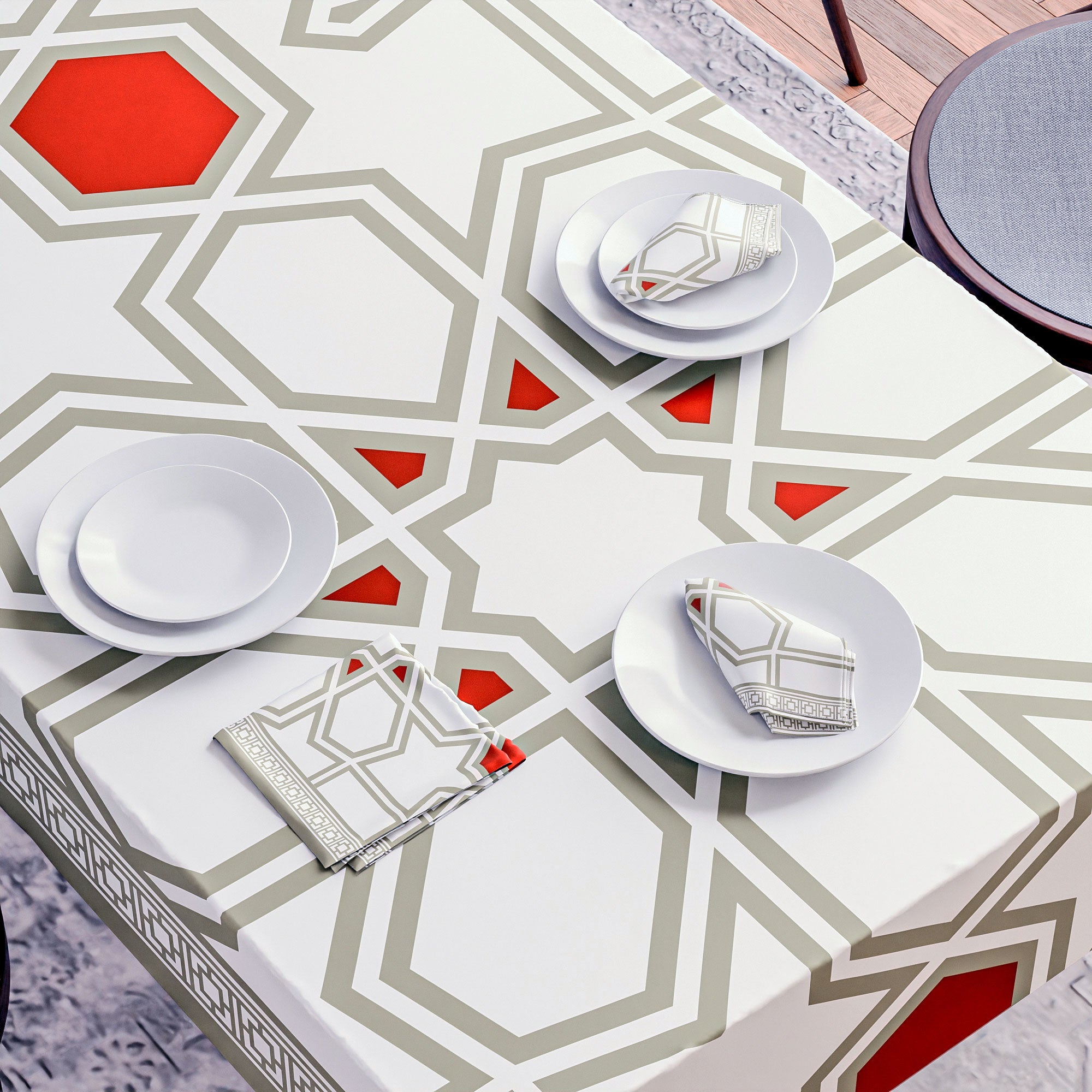 Nijma Tablecloth & Napkins Set