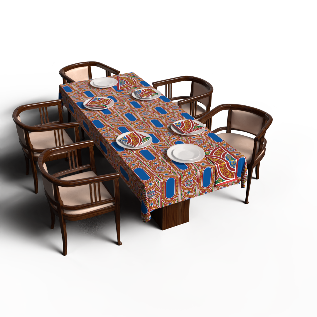 Orient Tablecloth & Napkins Set
