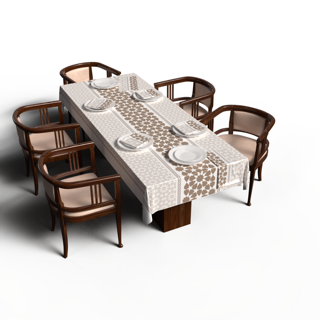 Oasis Tablecloth & Napkins Set