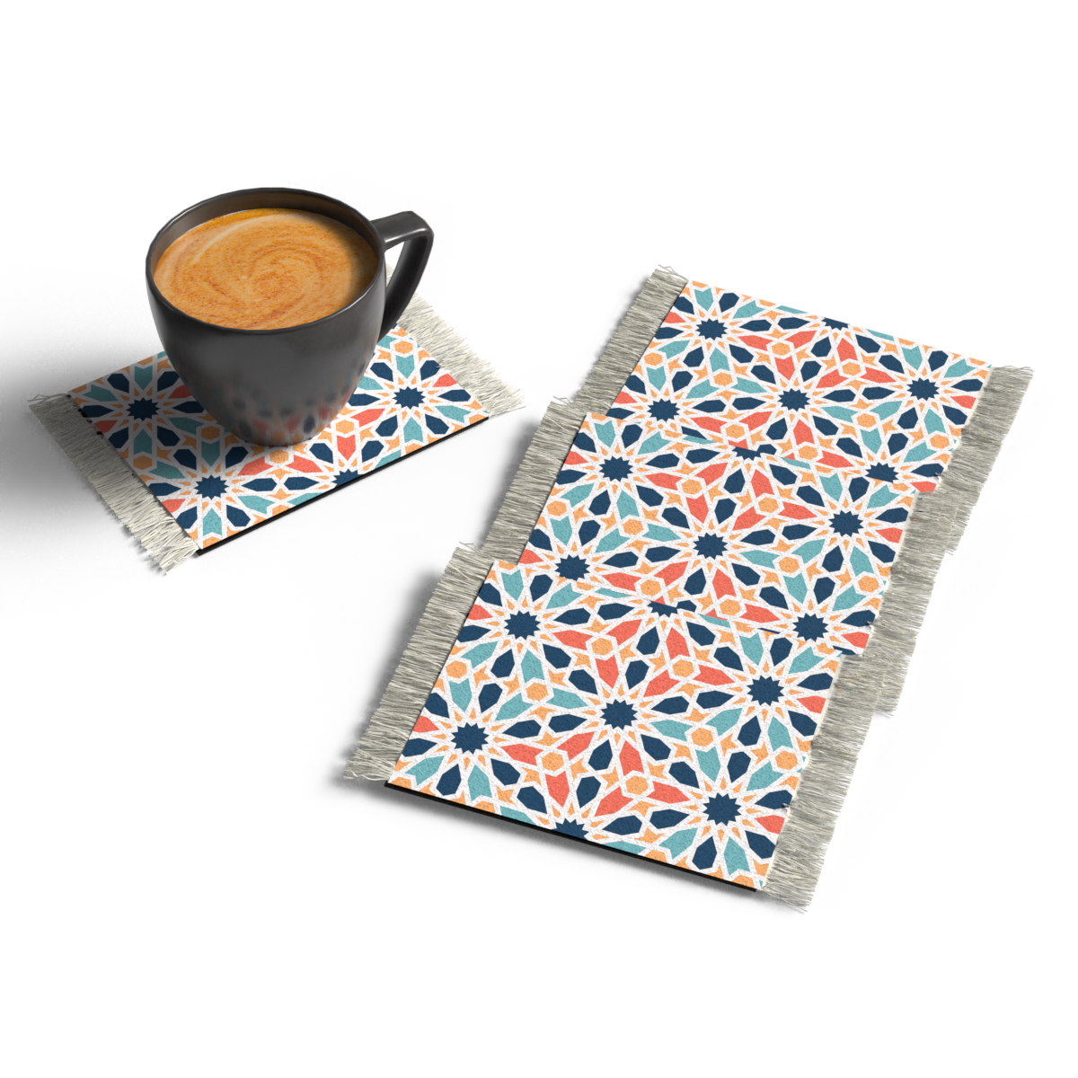 Arabesque - RUG COASTER SET