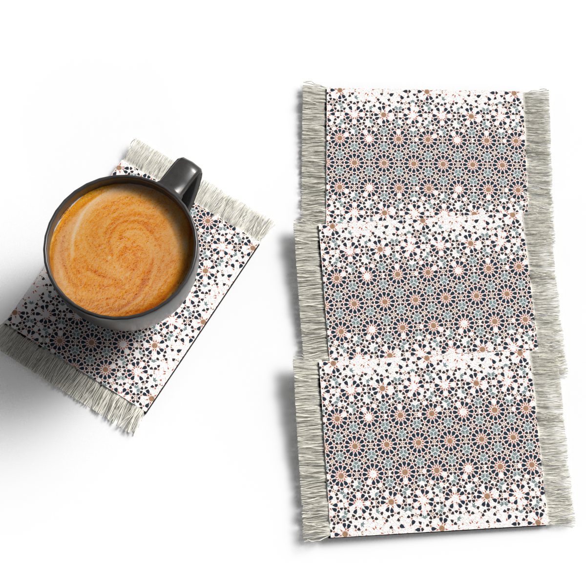 Reya - RUG COASTER SET