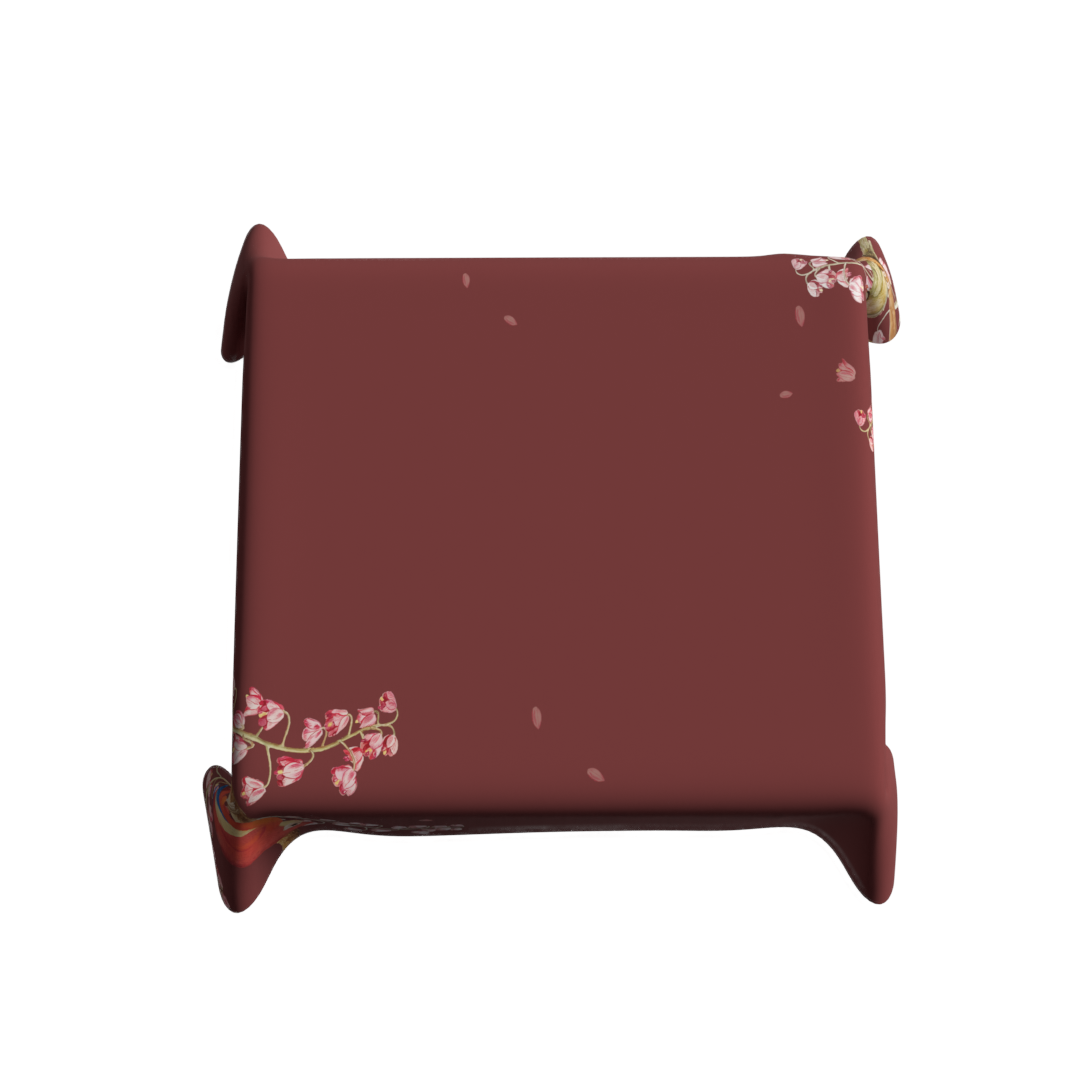 Red Florina Tablecloth