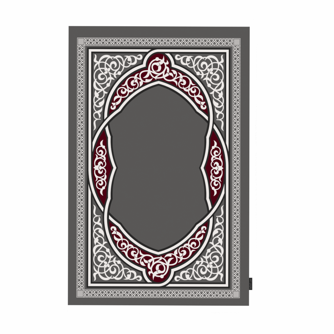 Prayer Mat Sojoud Grey - Waterproof Pocket Size