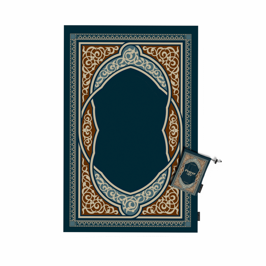 Prayer Mat Sojoud Petrolium - Waterproof Pocket Size