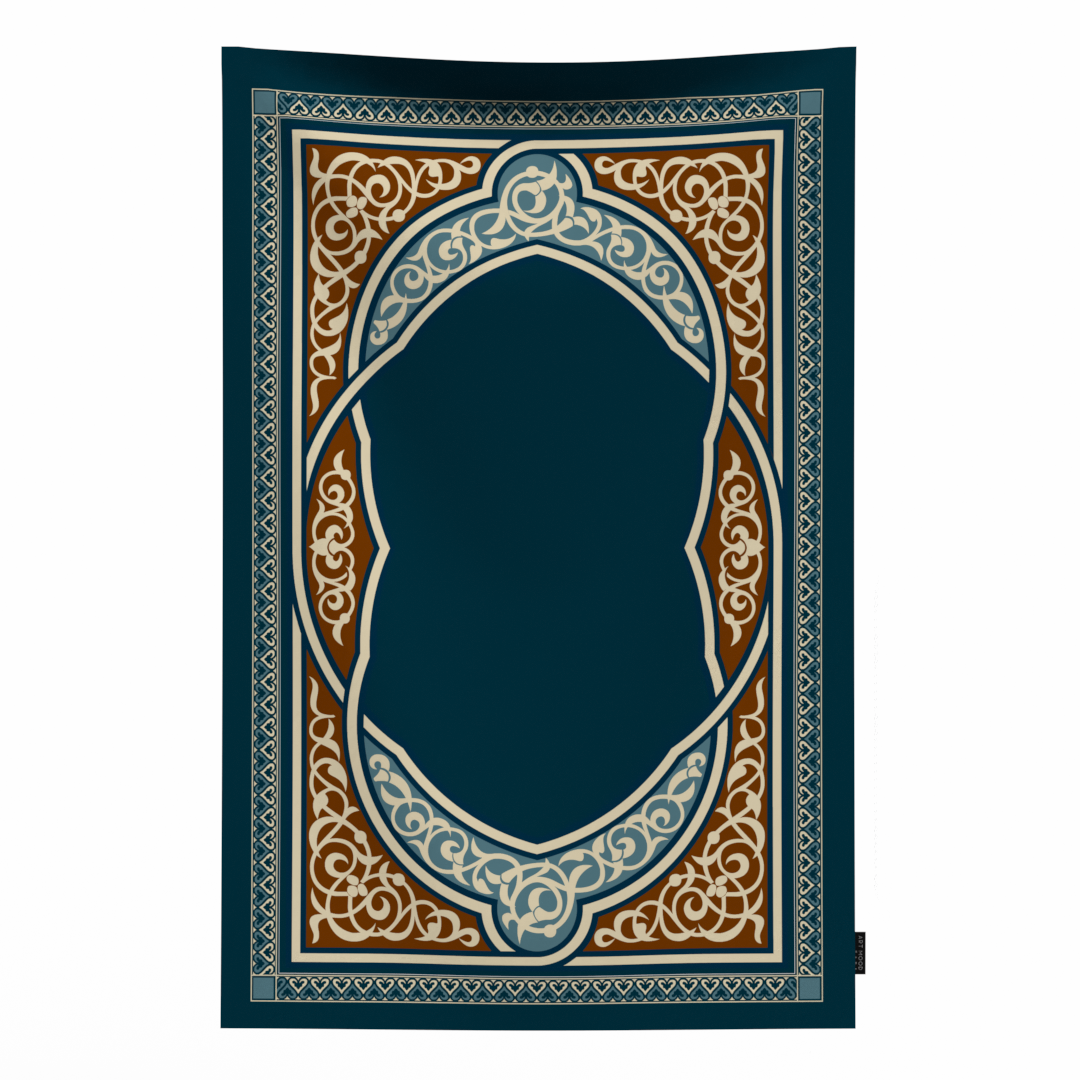 Prayer Mat Sojoud Petrolium - Waterproof Pocket Size