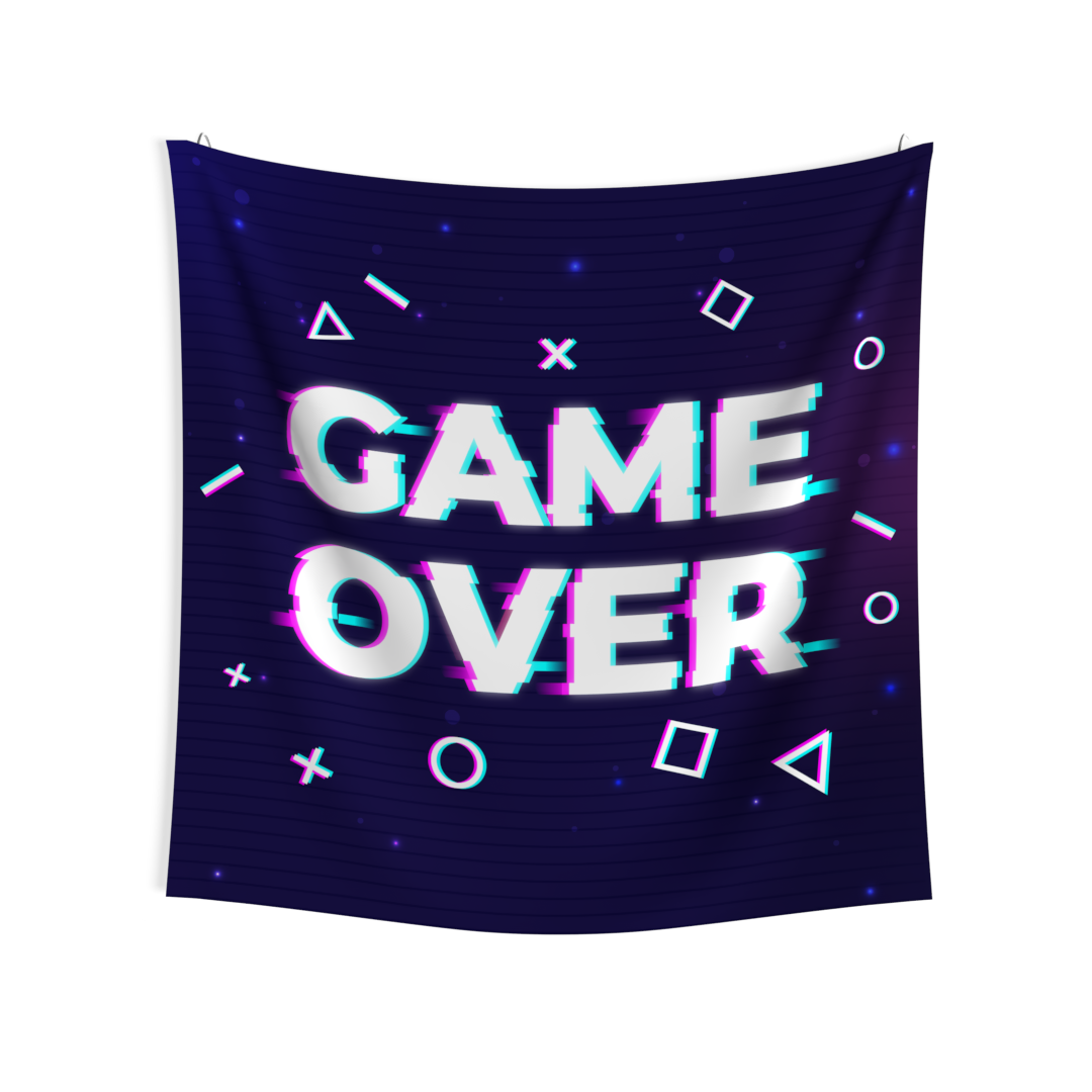 Game Over Tapestry