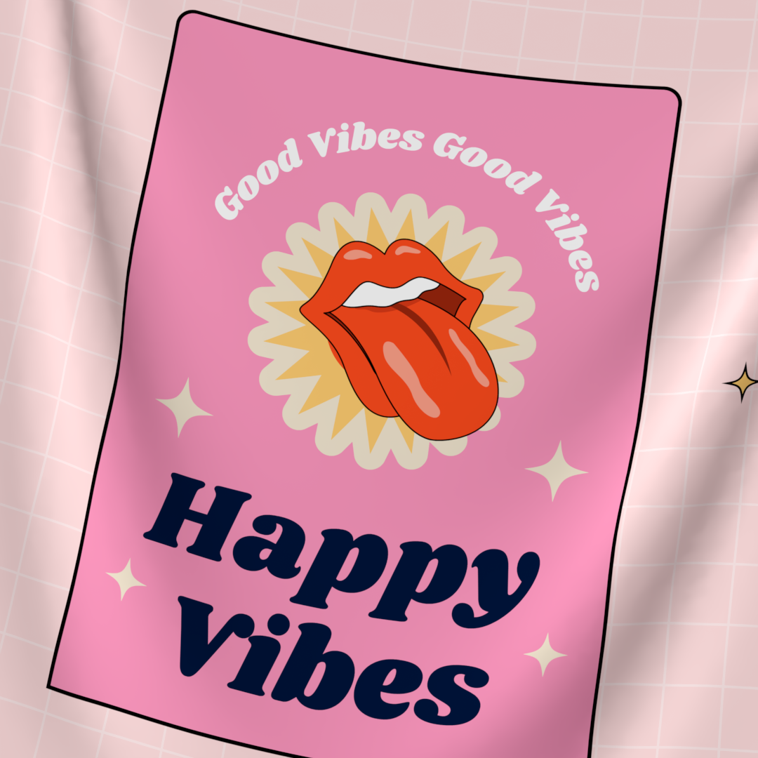 Happy Vibes Tapestry